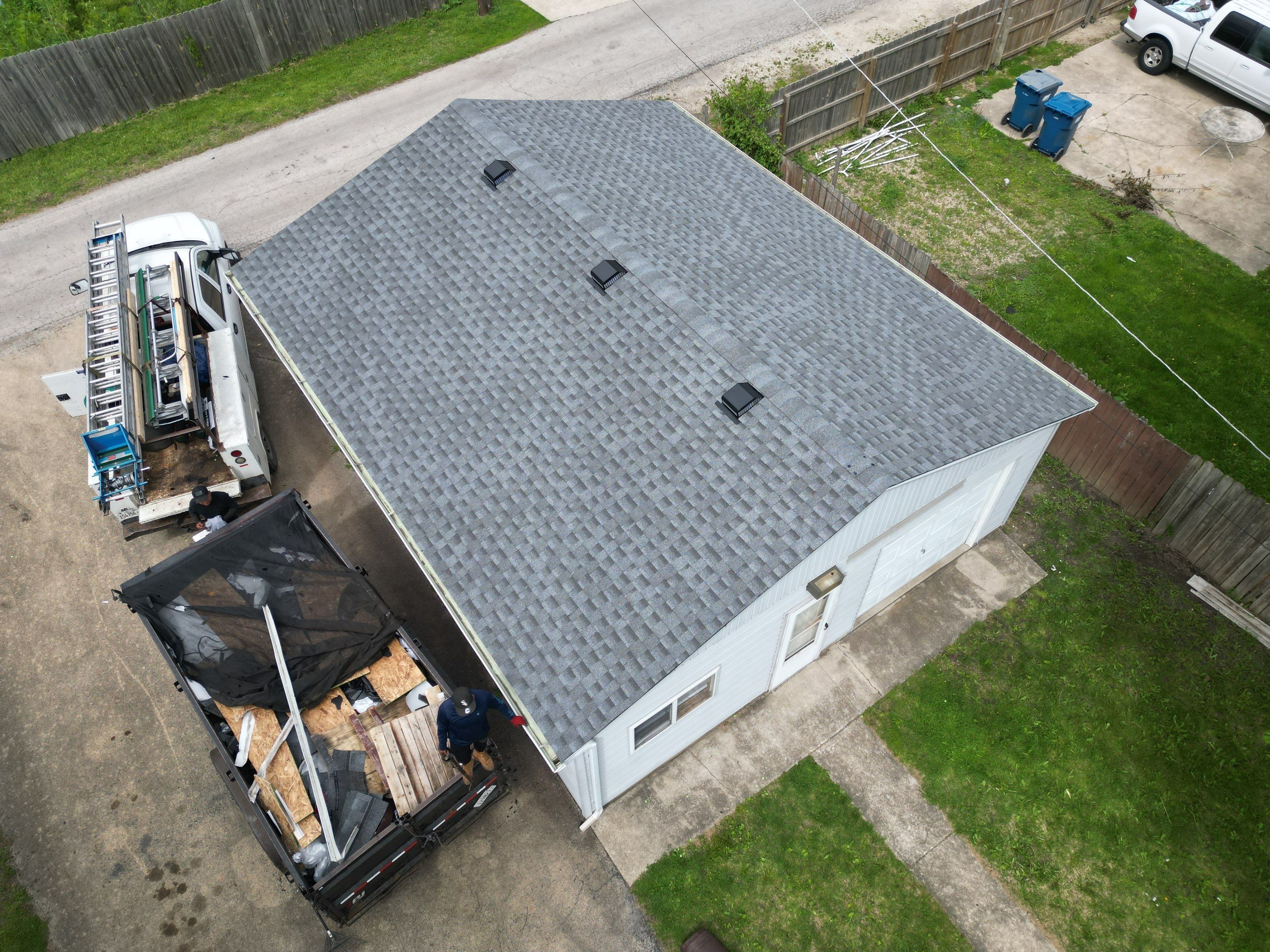 Roof replacement by Optimal Home Improvement 