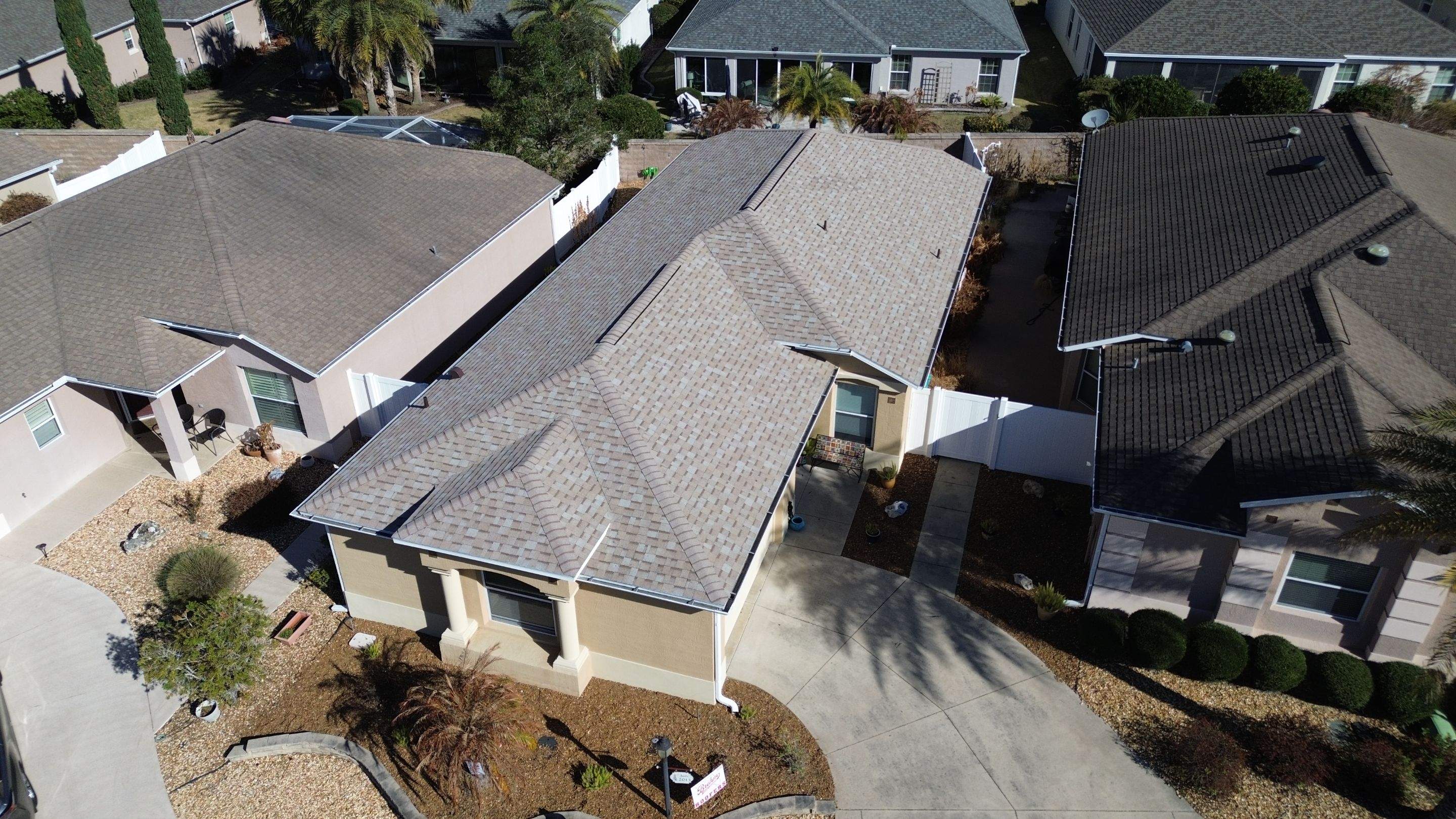 New shingle reroof in The Villages, FL by Brehm Roofing