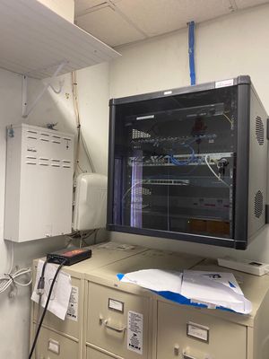 Structured cabling installation by CimaSolutions