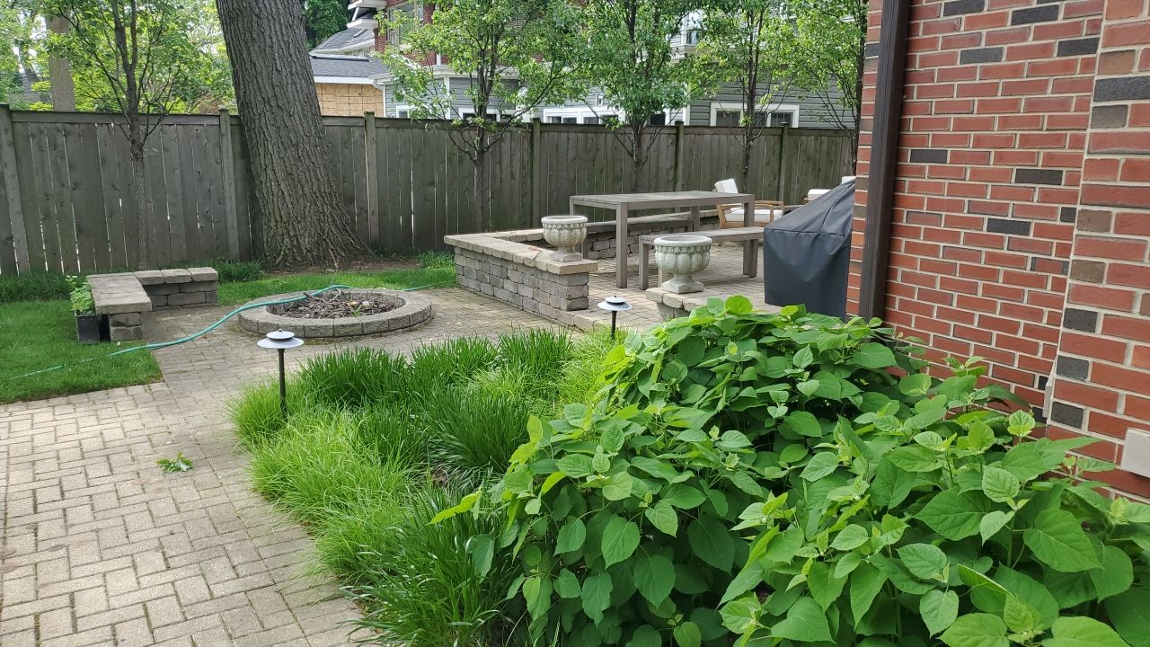 Brick patio repair, clean sand and seal by Northern Power Washing LLC.