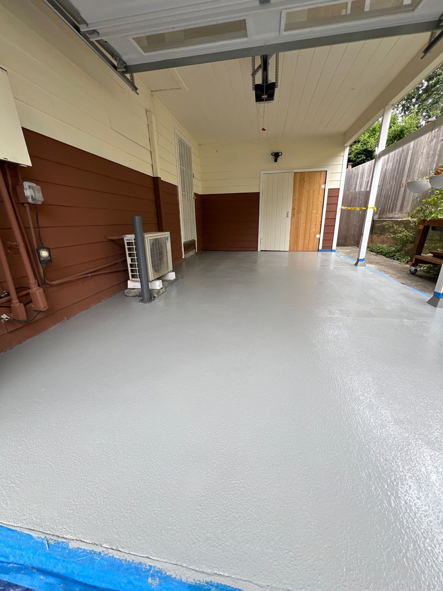 Concrete Garage Epoxy Paint Finish | Everett by Jireh Asphalt & Concrete Inc 
