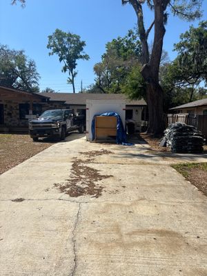 Concrete Driveway Replacement and Expansion in Orange Park