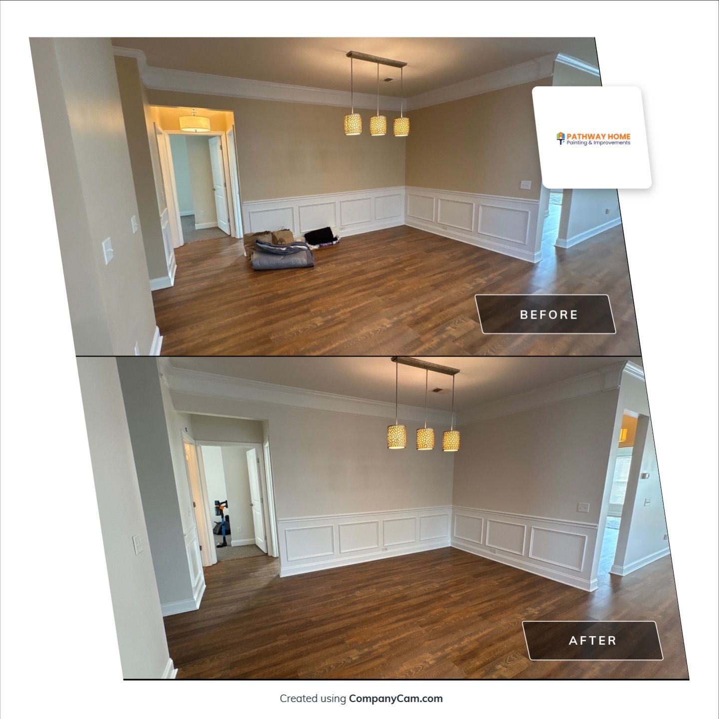 From Concern to Comfort: A Full Interior Transformation Done Right by Pathway Home Painting & Improvements