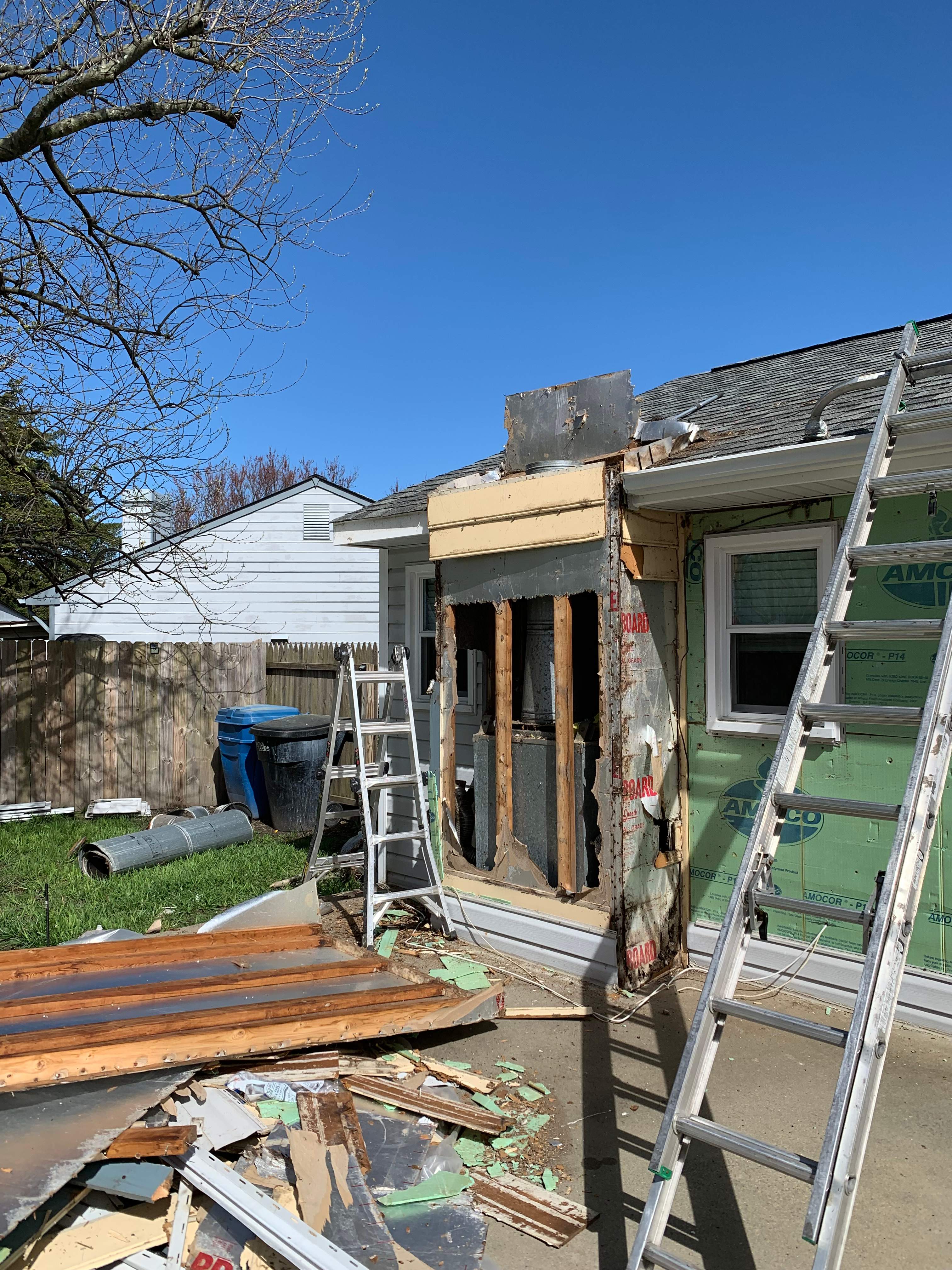 Chimney Removal by Premier Chimney and Roofing