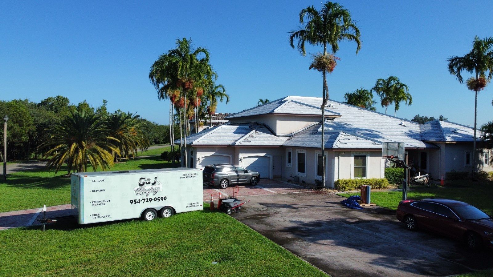 Peppertree Circle West, Davie, FL by G&J Roofing 