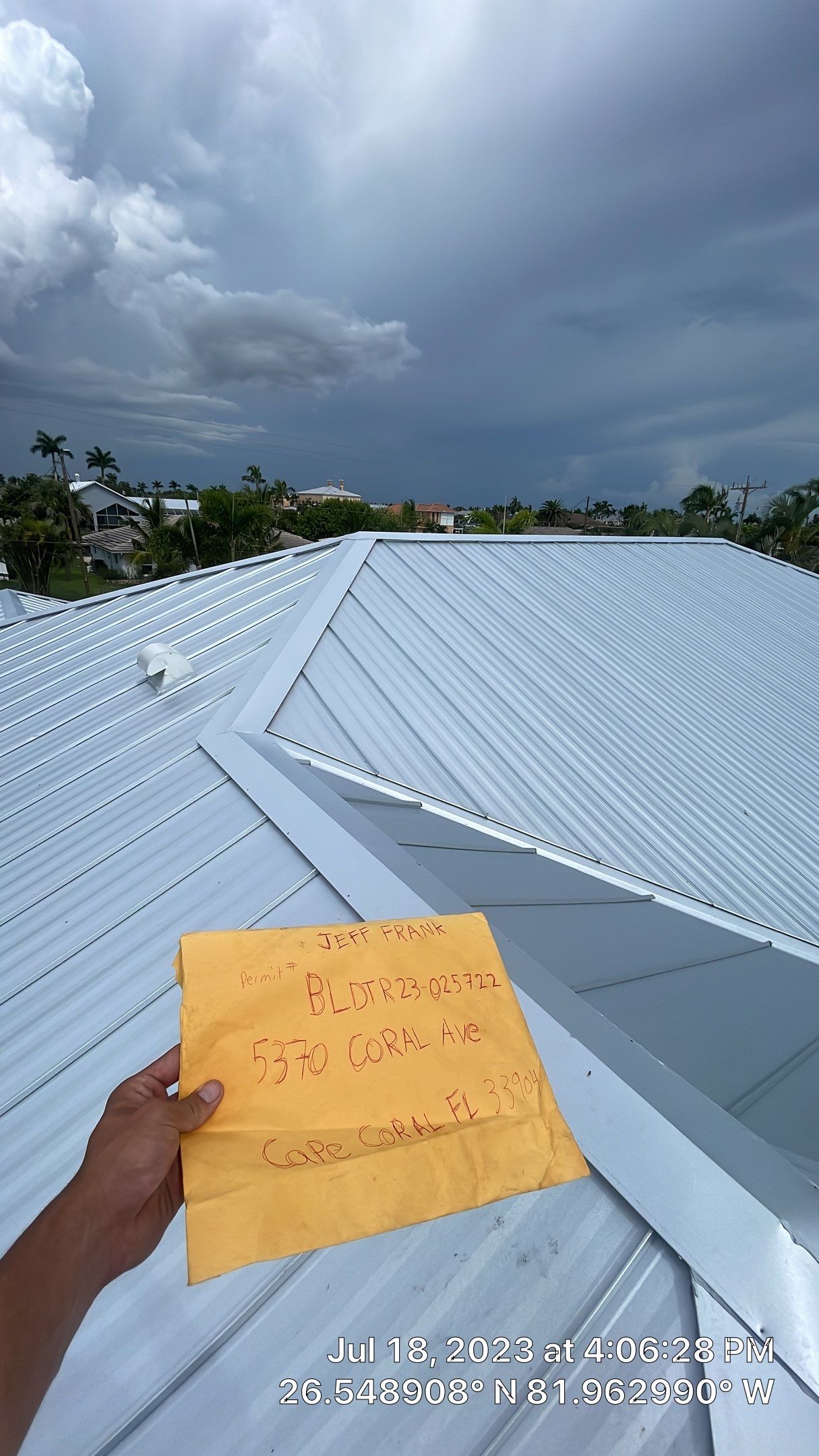 Residential Roofing Installation using Standing Seam Metal by Protek Roofing Heating Air & Solar