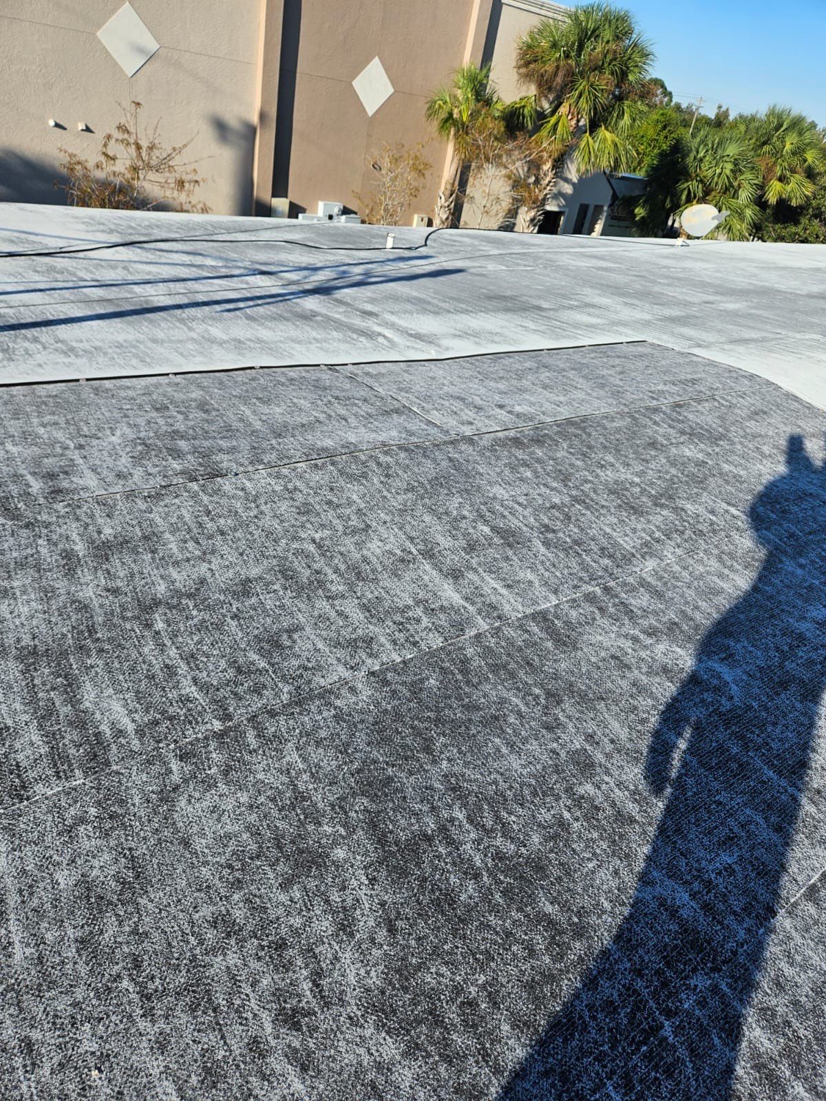 Commercial Roofing Repair using TPO and Metal Decking by Four Peaks Roofing