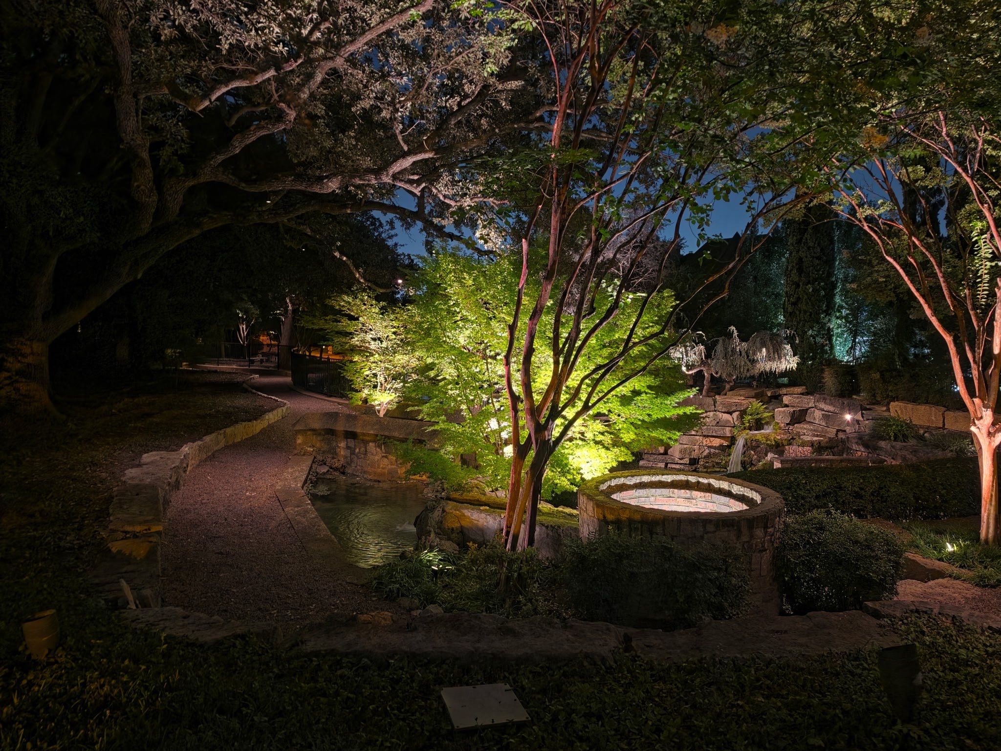 Glen Abbey HOA Park in Dallas by Outdoor Lights + Shades