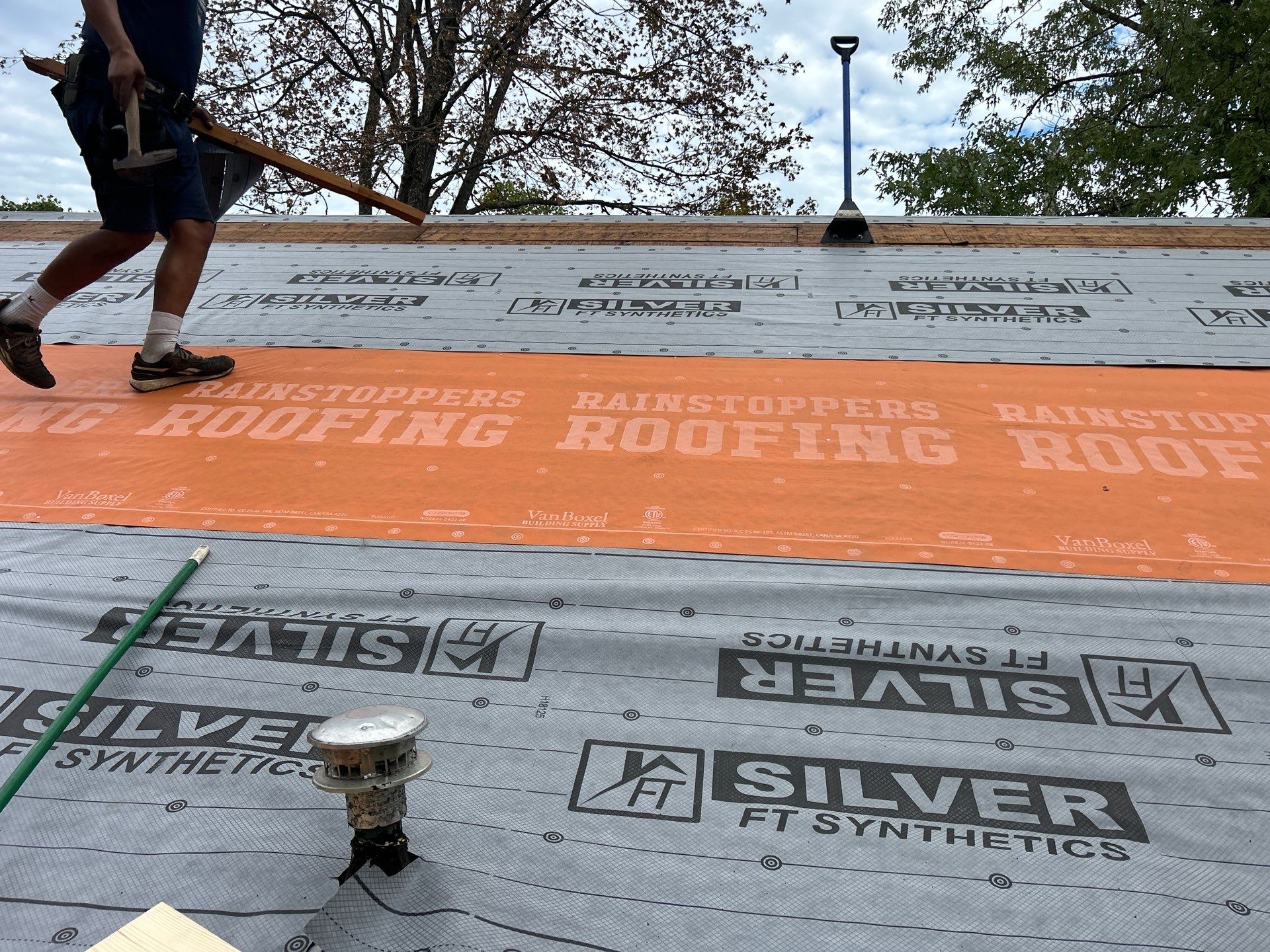 Residential Roofing Installation using Metal by Rainstoppers Roofing