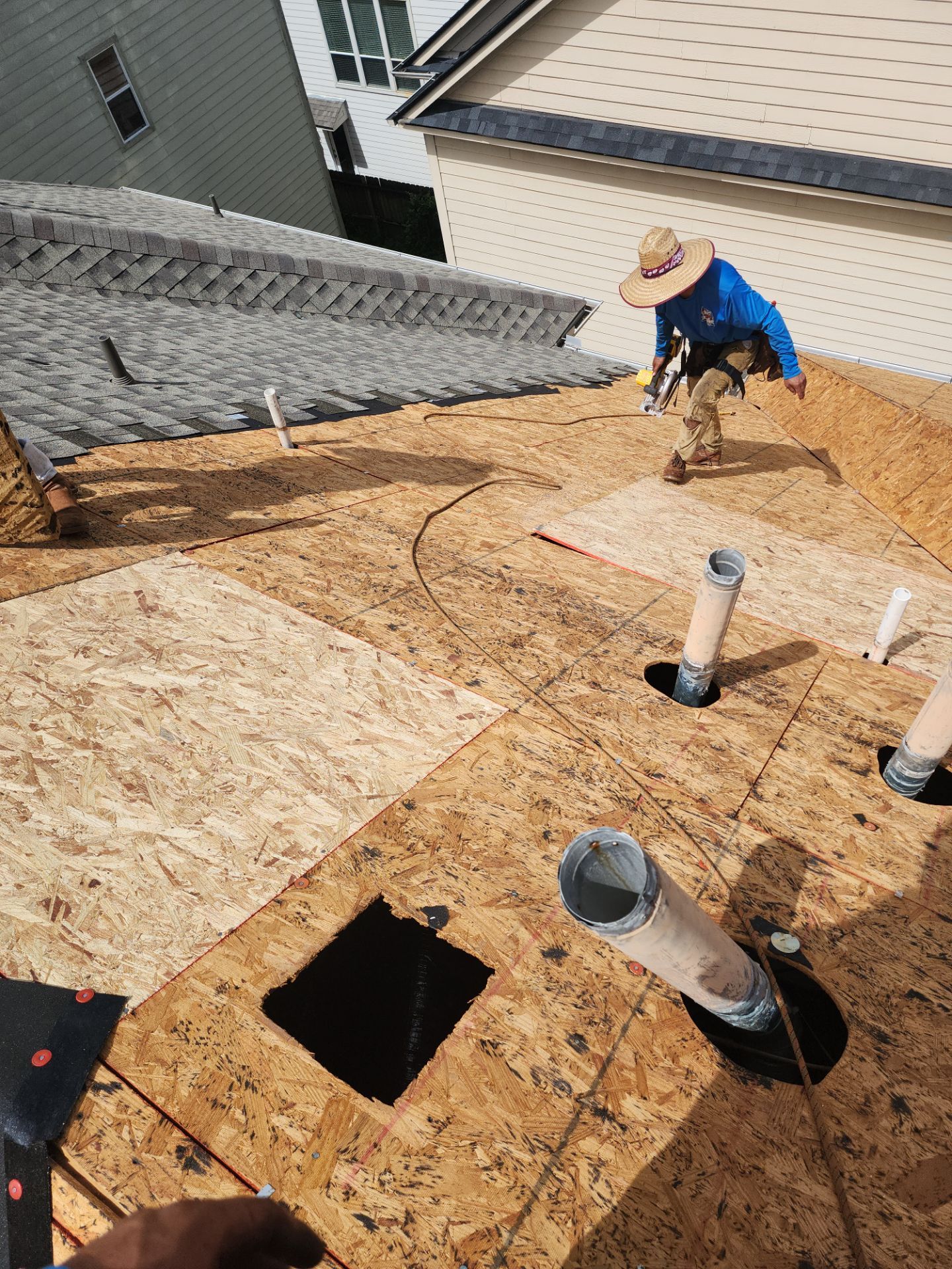 Residential Roofing Repair using Owen's Corning Duration (Lifetime) Shingles by Roof Repair Company