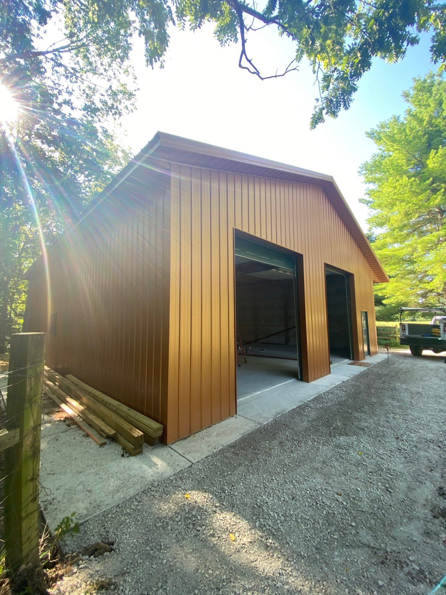 40'x50'x16' Pole Barn Project by The Barn Builders