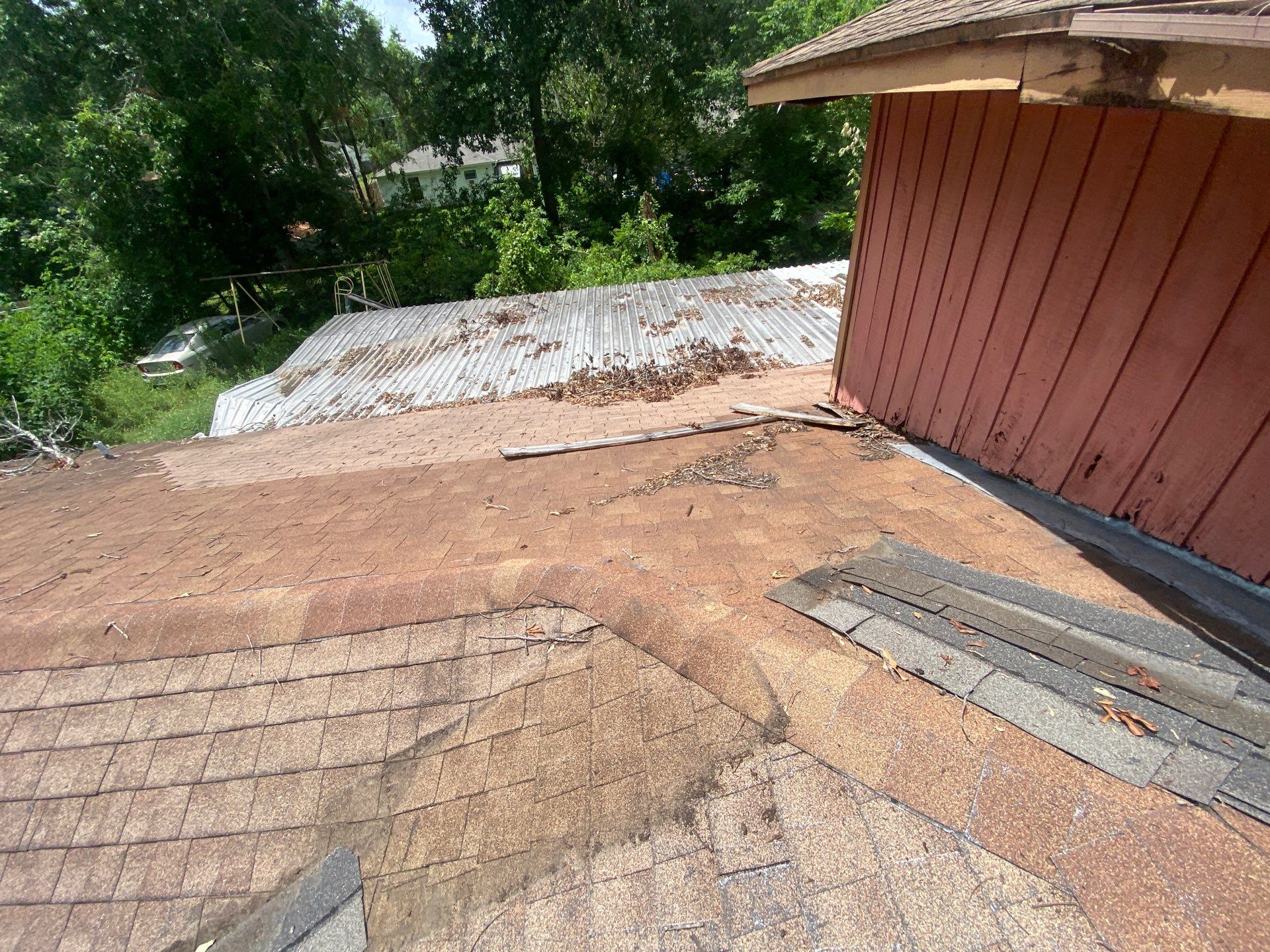 Residential Roofing Repair using tile by Roof Repair Company
