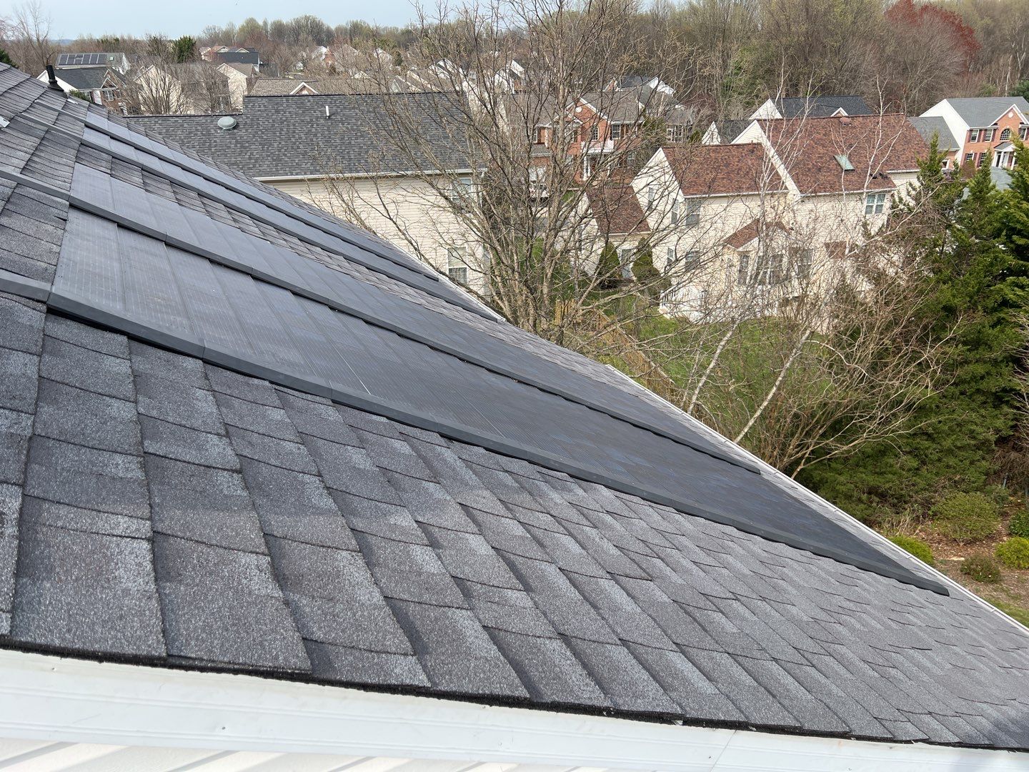 Solar Roof Replacement using GAF Timberline Solar Shingles by American Home Contractors
