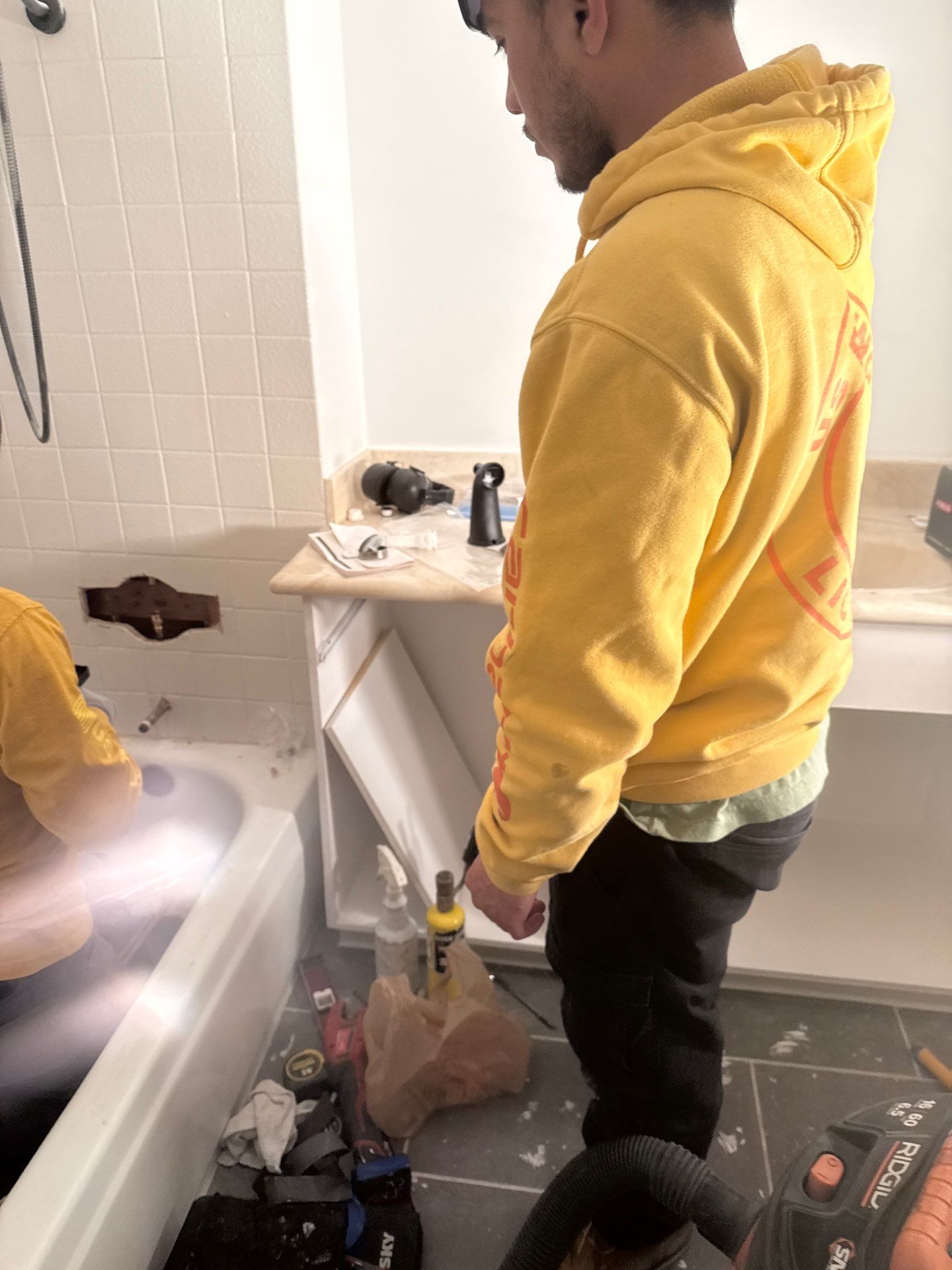 Installing Shower Fixtures  by Us Plumbing 