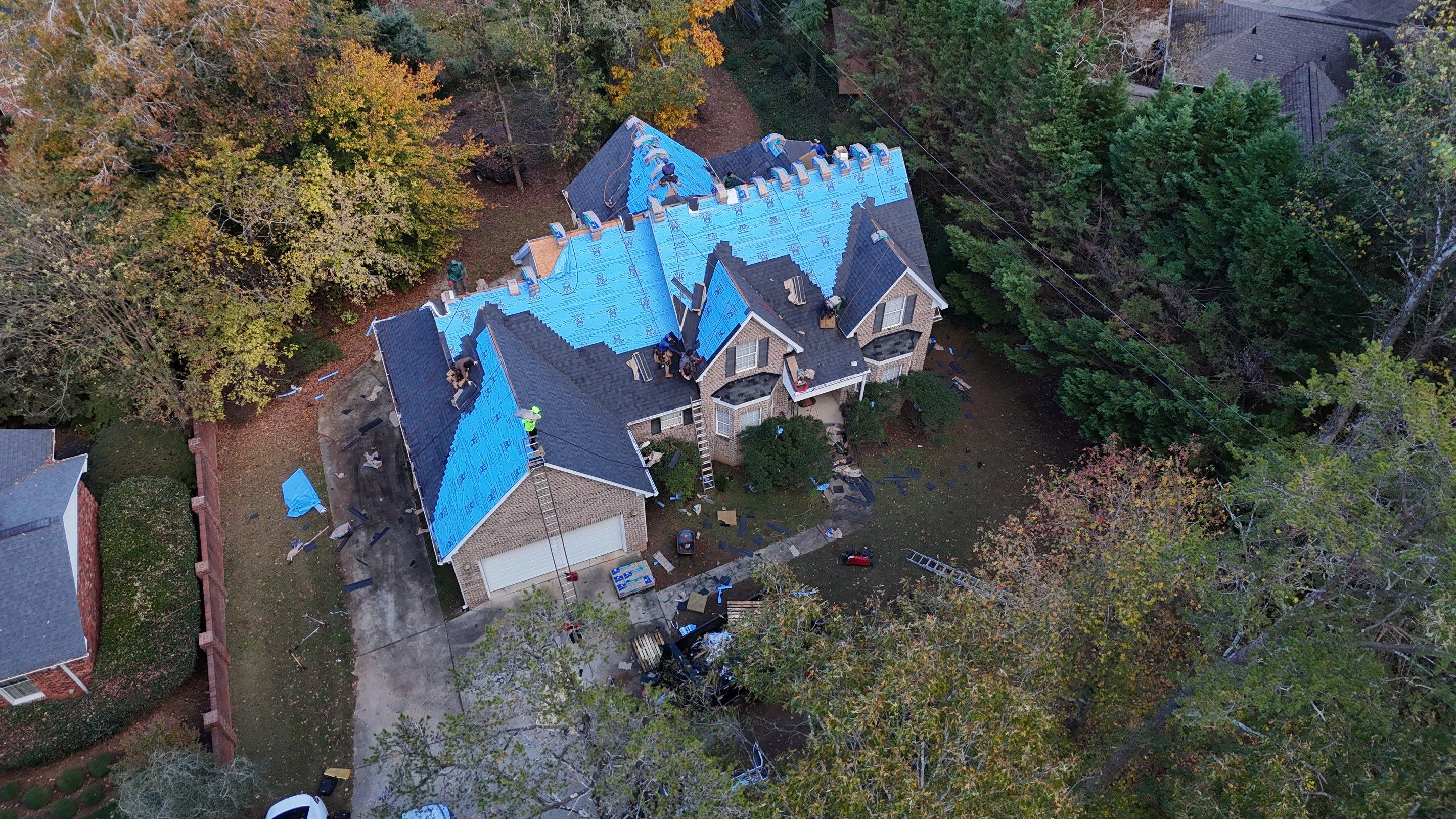 Roof Replacement in Taylors, SC | Multi-Level Home Roofing Project by Roofers LLC