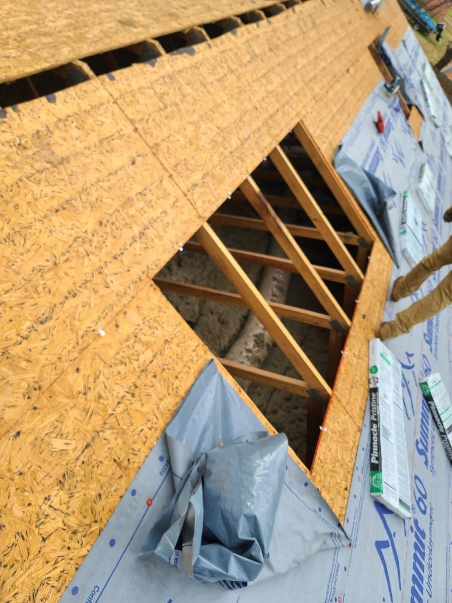 Residential Roofing Installation using ATLAS Pinnacle Pristine Shingles by Harvey Roofing & Construction