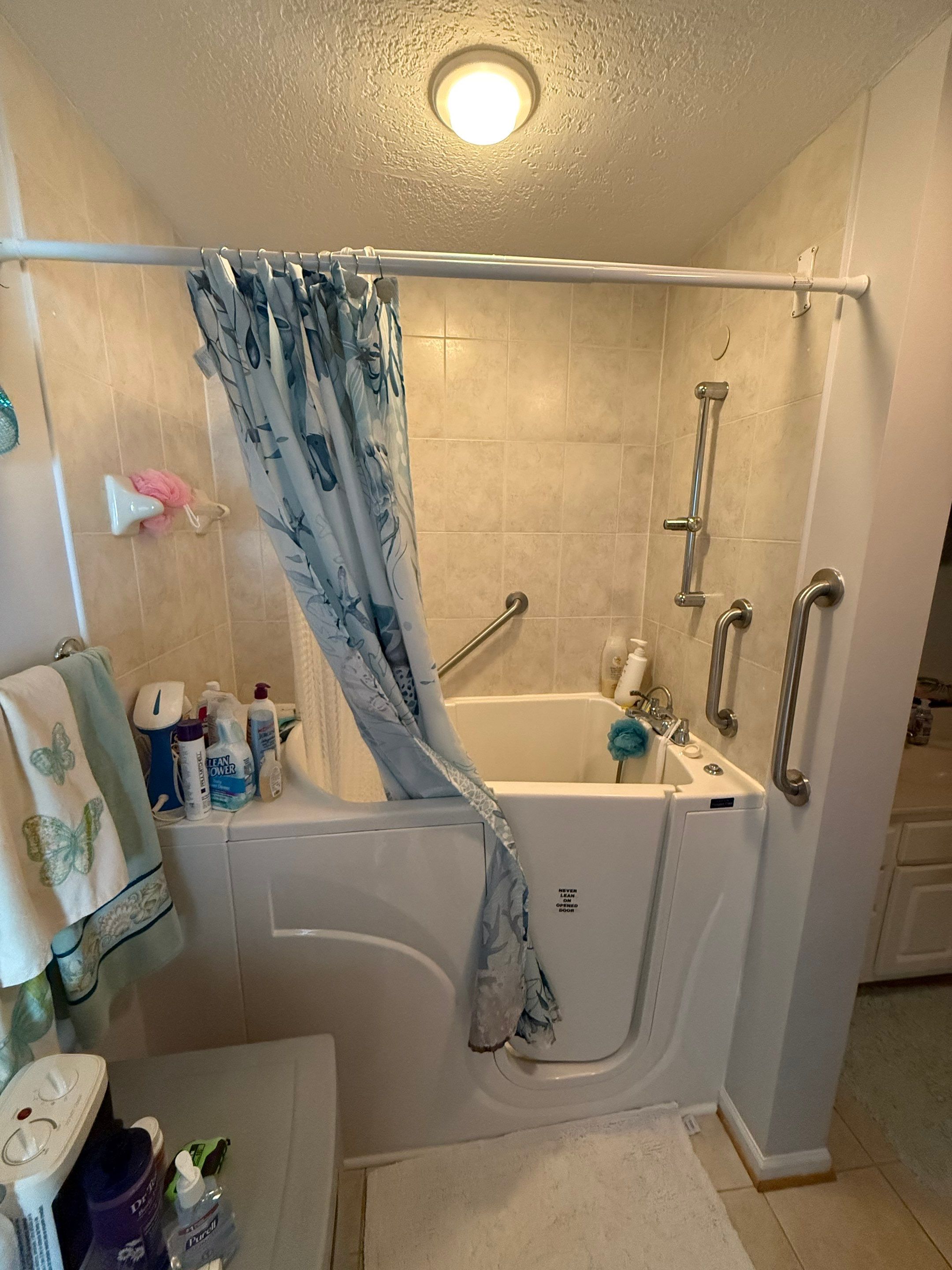 Walk-in Tub to Shower by BathPlanet SW Virginia