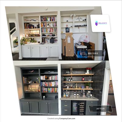 Custom Home Bar & Built-In Cabinet Remodel