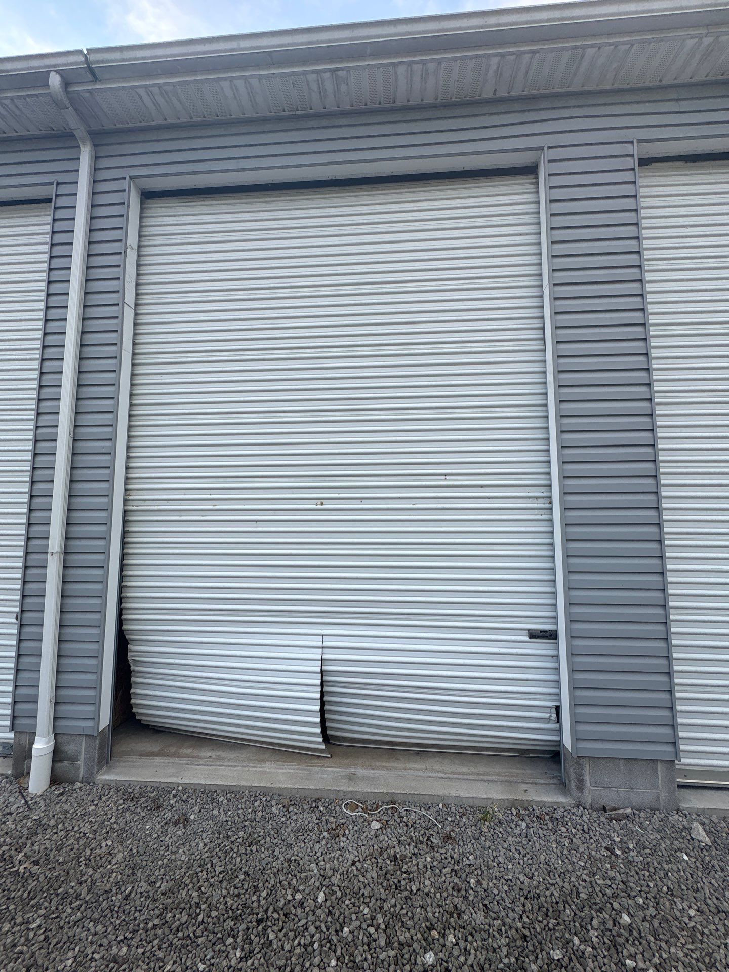 Commercial Roll-Up Garage Door Installation in Cortland OH by Ohio Garage Door Repair