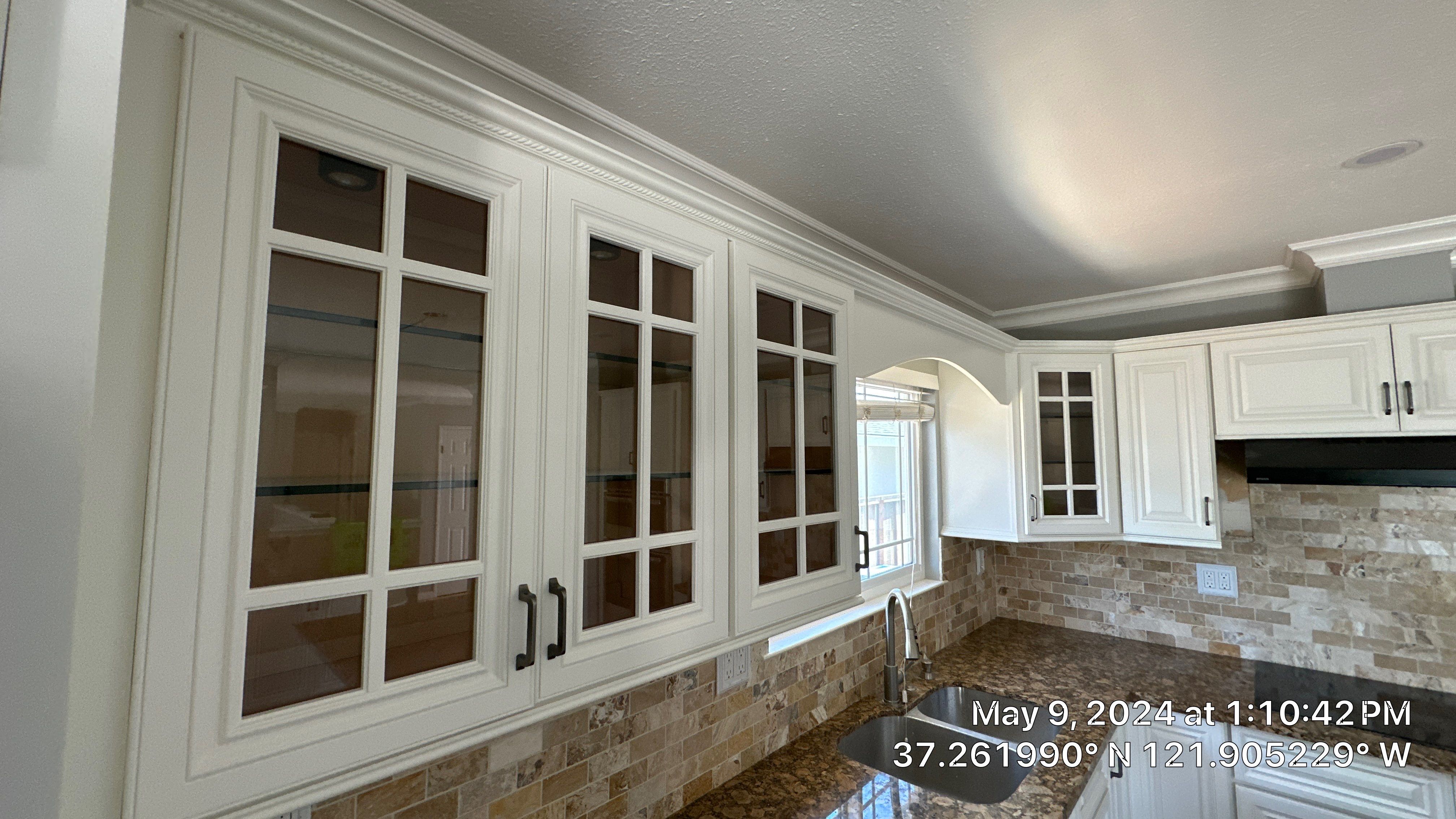 cabinet painting San Jose  by Herrera’s Bay Area Painting inc.