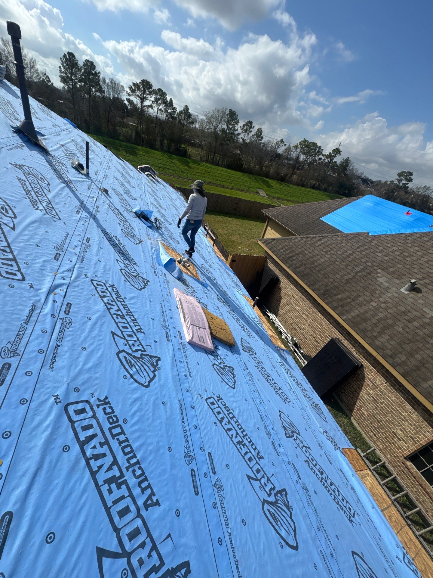 Project in Houston by Proud Roofing