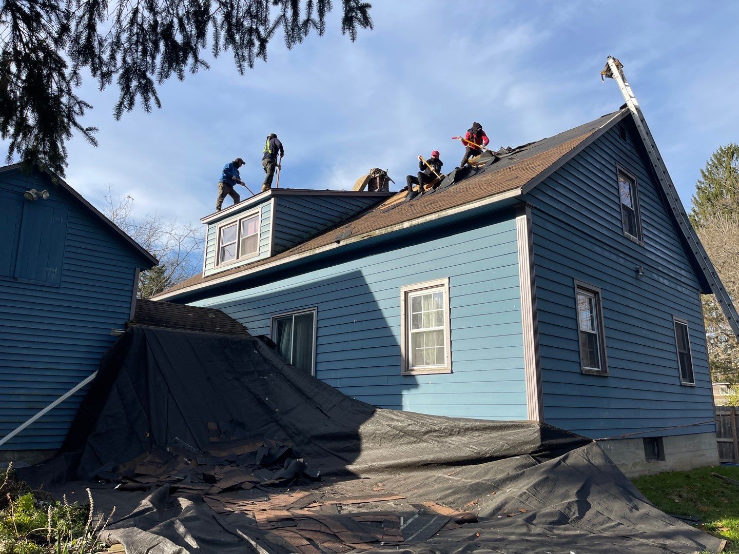 Residential Roofing Installation using GAF Timberline HDZ by Sensible Home Solutions