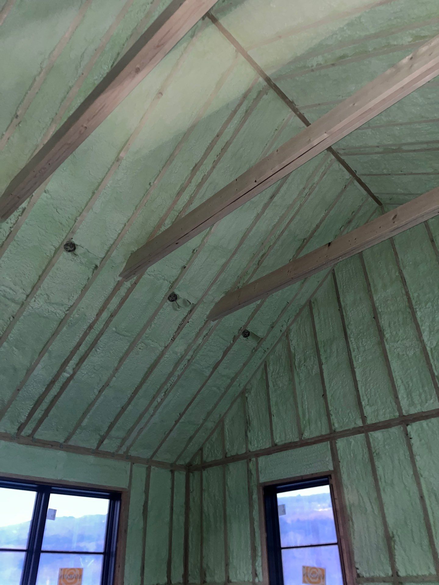 Detached Garage using Closed Cell Spray Foam by NYS Foam & Energy