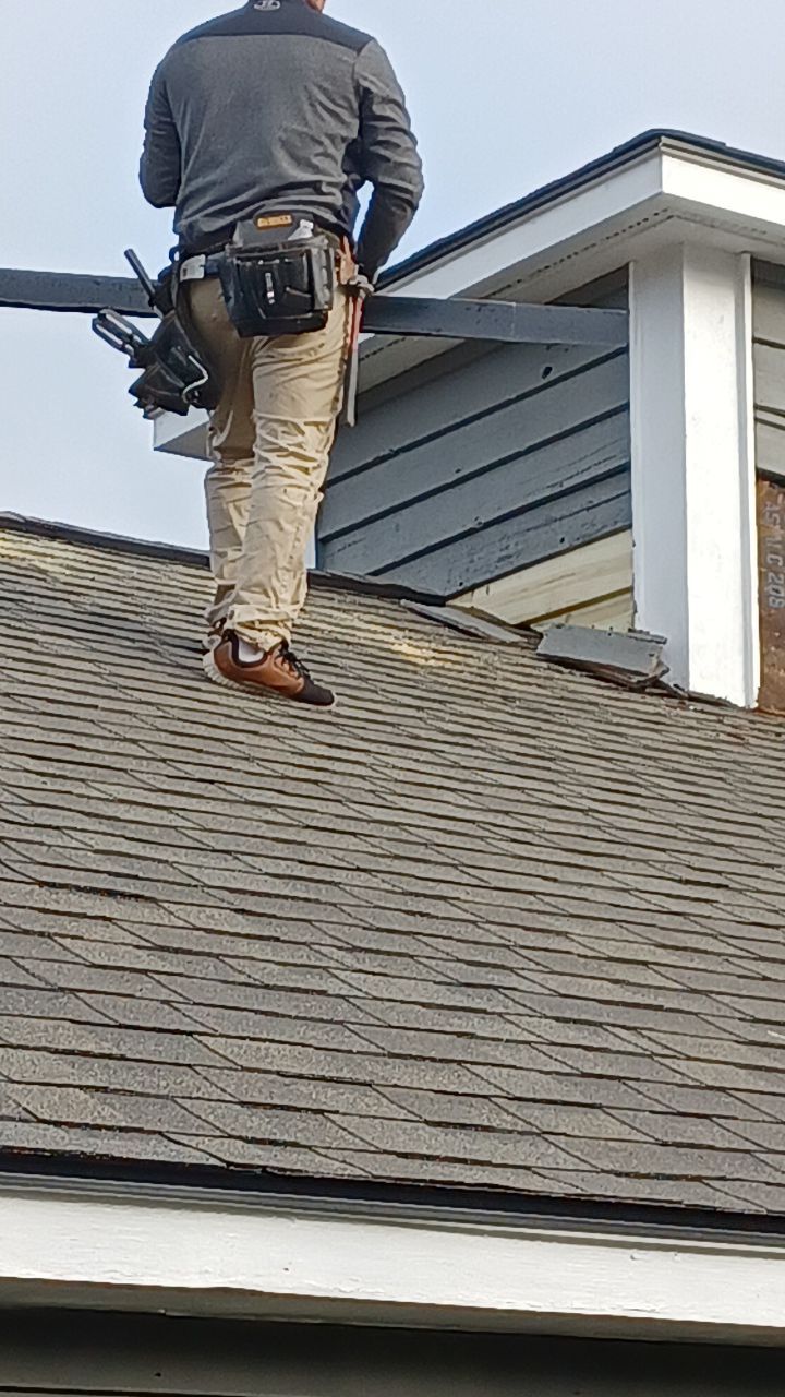 Commercial Roofing Installation using Owens Corning Oakridge Shingles by Indigo State Roofing