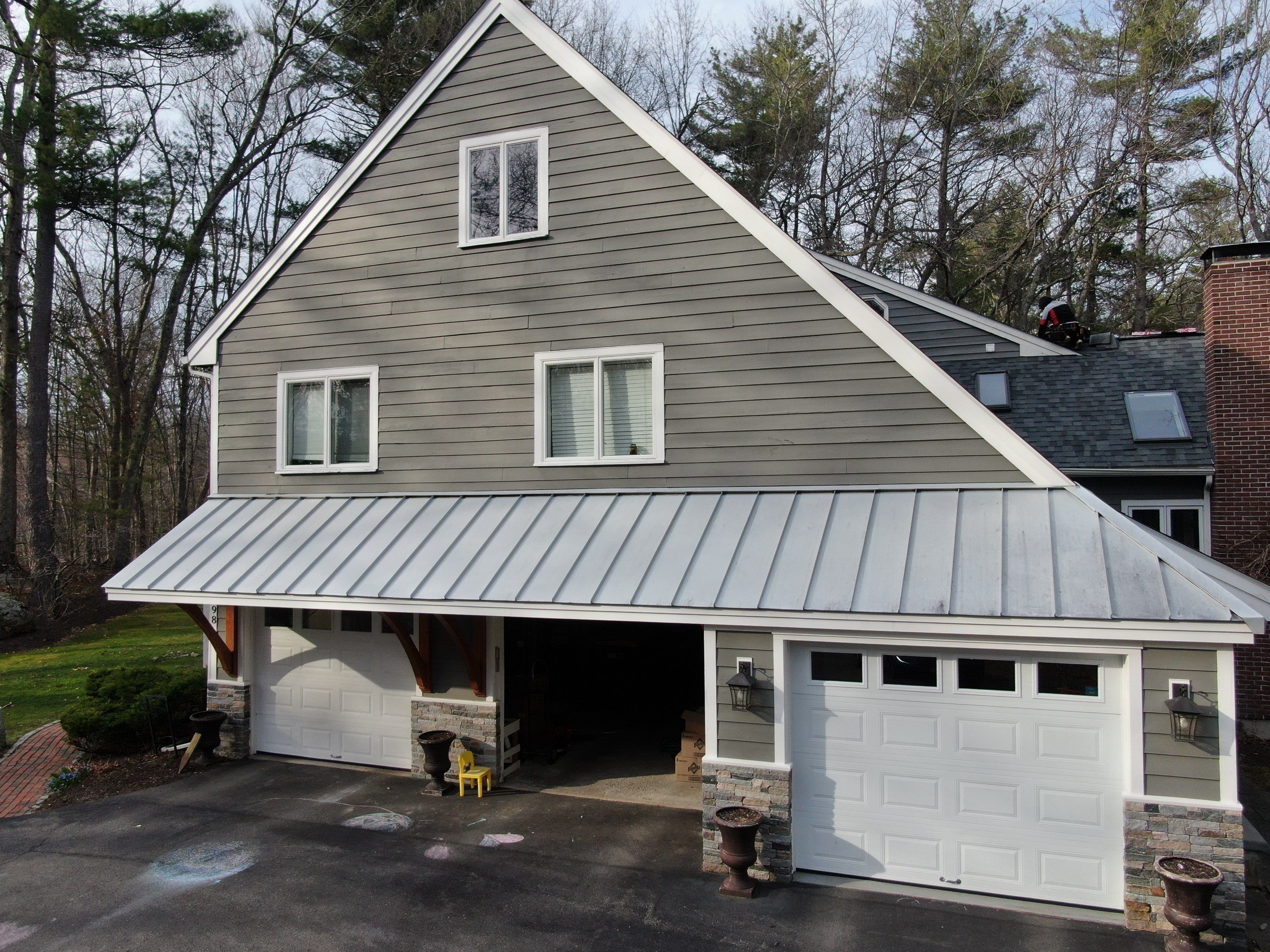 Project: Full Roof Replacement — Asphalt Shingle + Standing Seam Metal by Mighty Dog Roofing of Greater Middlesex County