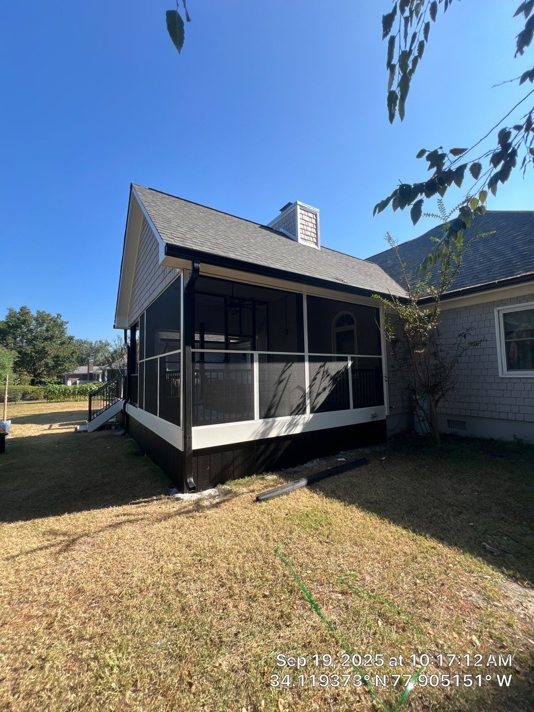 Back Porch Addition in Beau Rivage  by RGR Construction and Roofing, LLC