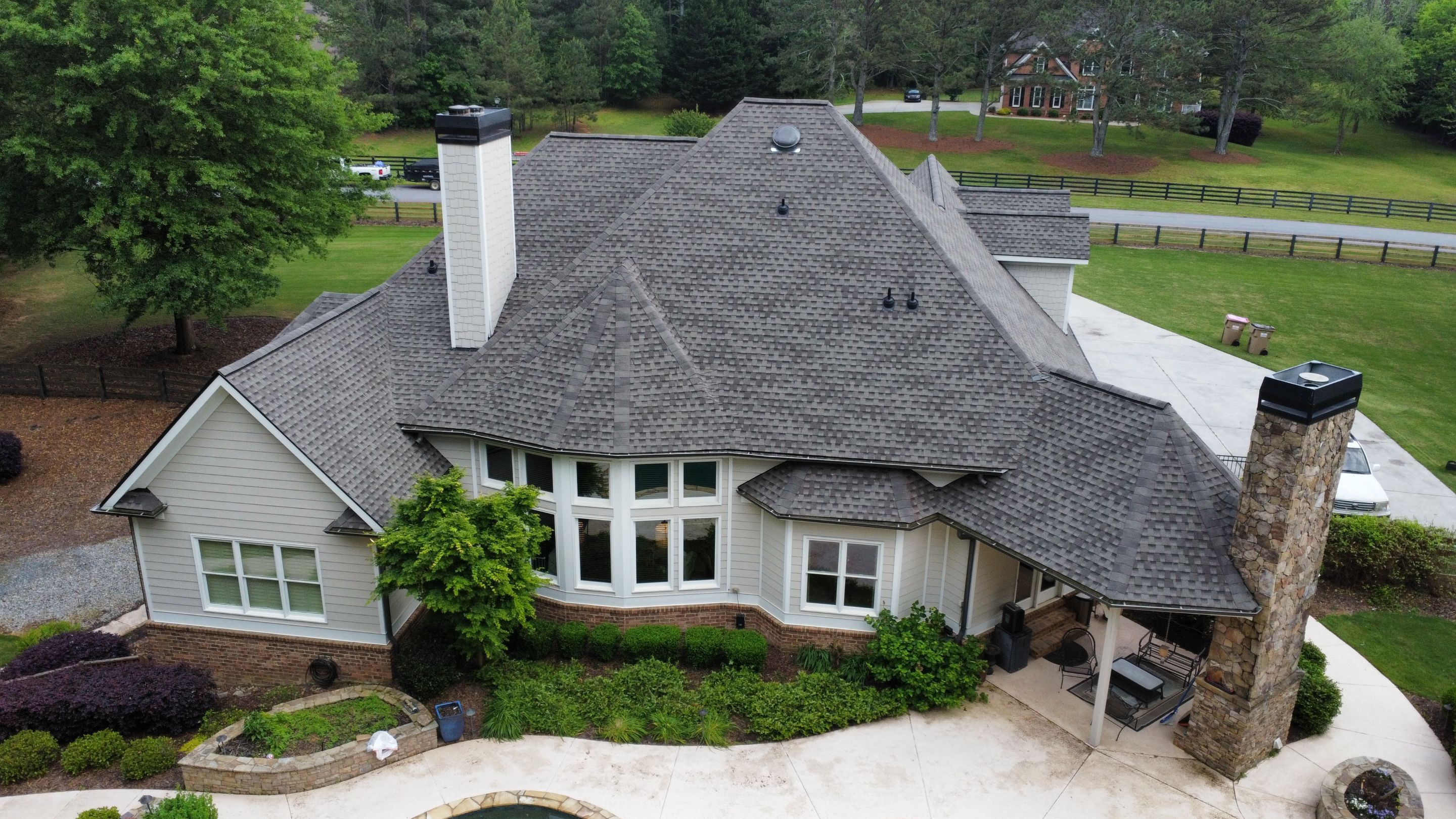 Cumming, GA Roof Replacement GAF Timberline HDZ Weathered Wood by Reset Roofing