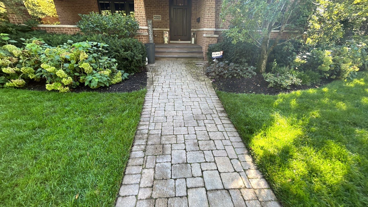 Brick paver clean, sand and seal.  using Surebond SB-1300 by Northern Power Washing LLC.