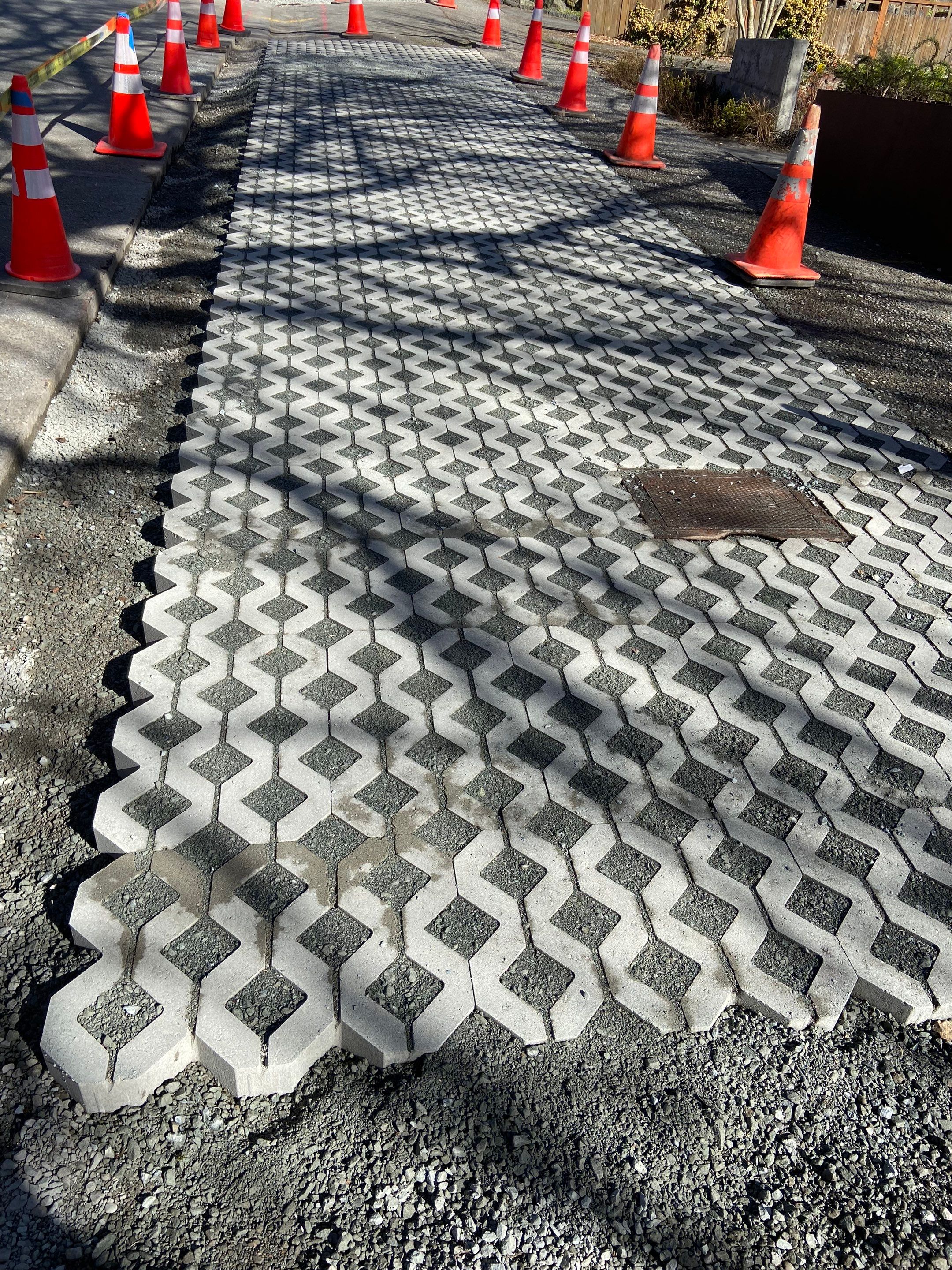 Russell | Turfstone Pavers Driveway  by Jireh Asphalt & Concrete Inc 