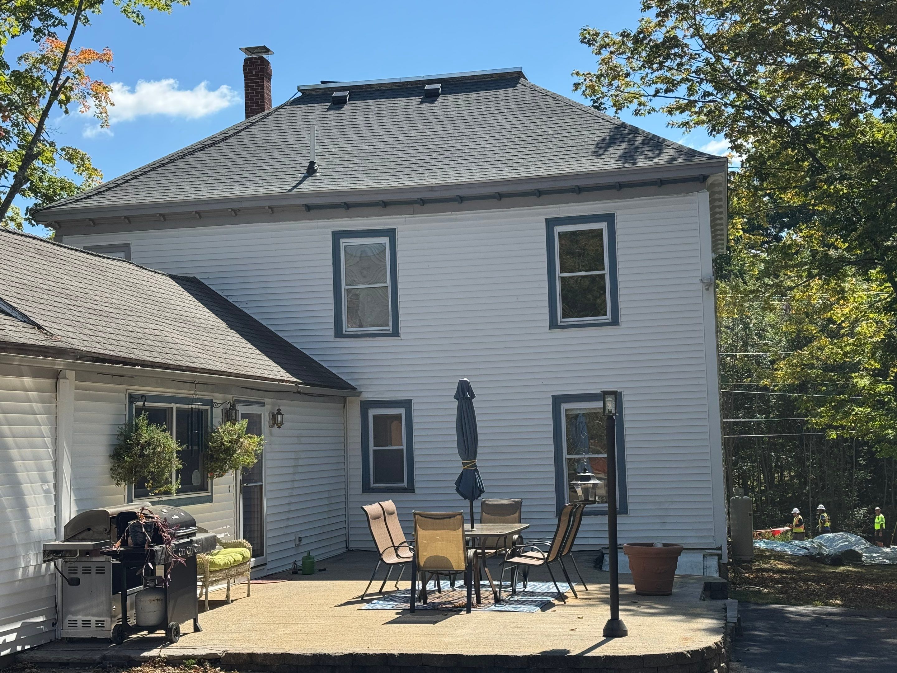 Full Roof Replacement on Historic Farmhouse with Decking Replacement – Repeat Customer by Sensible Home Solutions