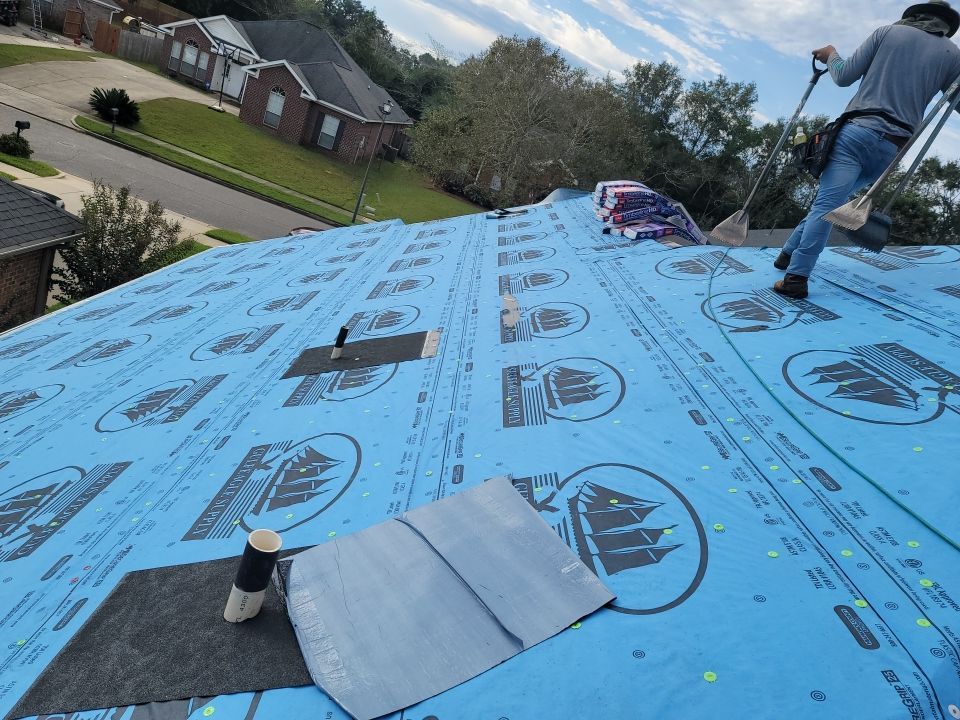 Residential Roofing Installation using Roof Replacement by American Roofing & Construction LLC