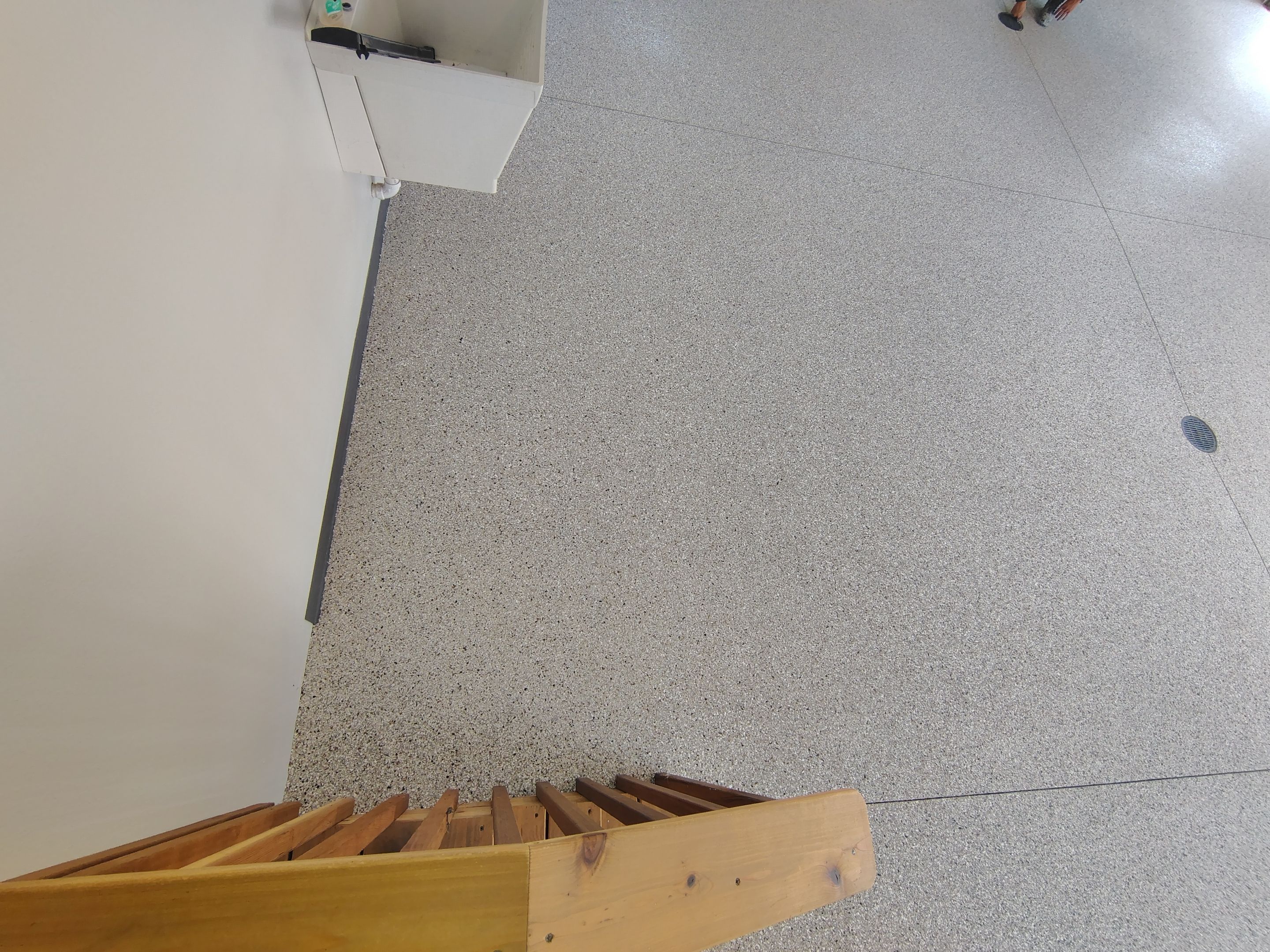 Multi-Car Garage Concrete Coating and Crack Repair in Dell Rapids by Select Painting, Coatings & Garage Cabinets