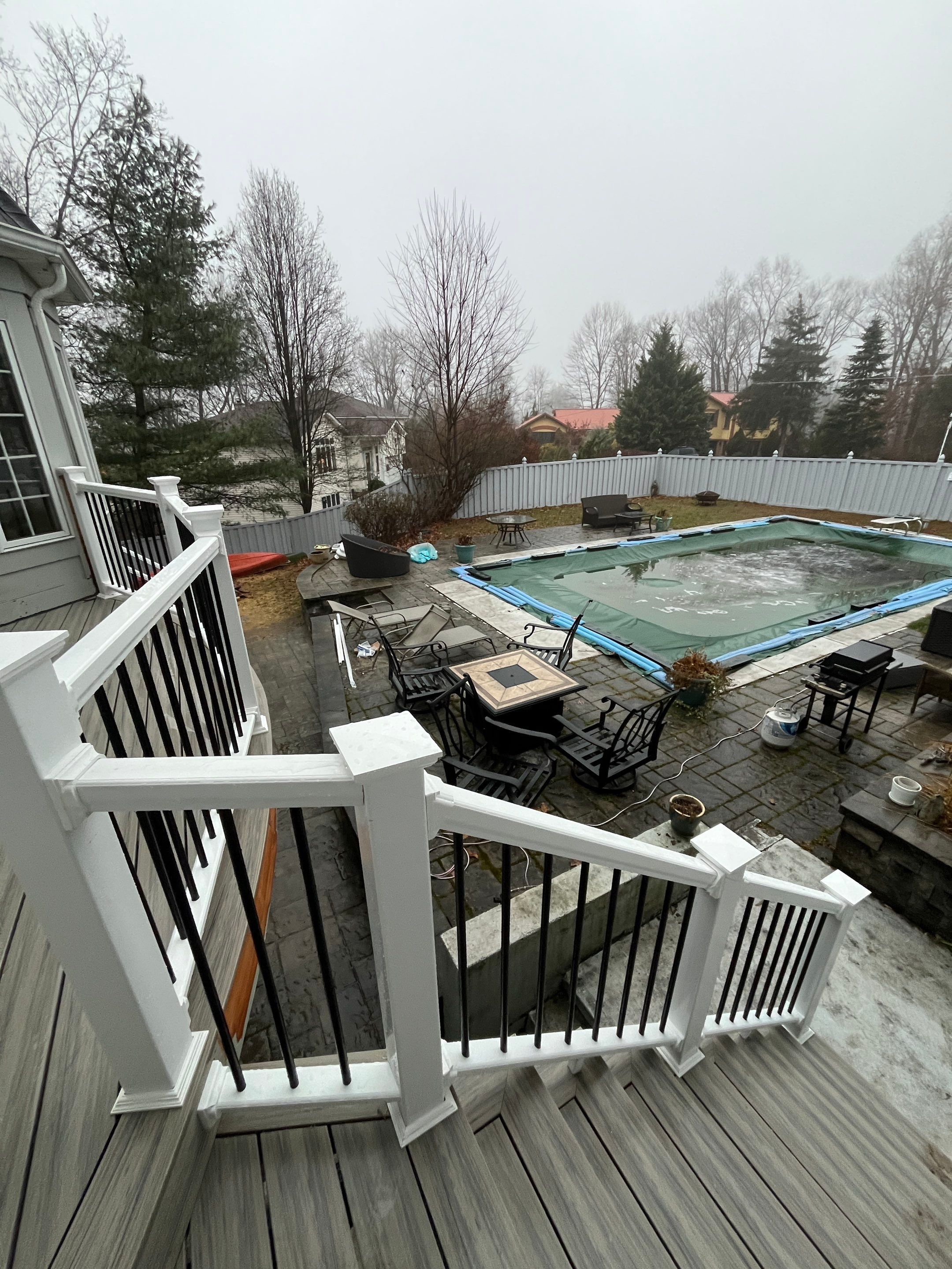 Custom deck using Deckorators by Burke Home Services