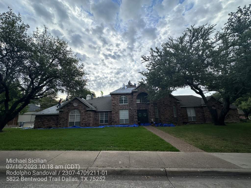 Project in Dallas by Zeus Exteriors