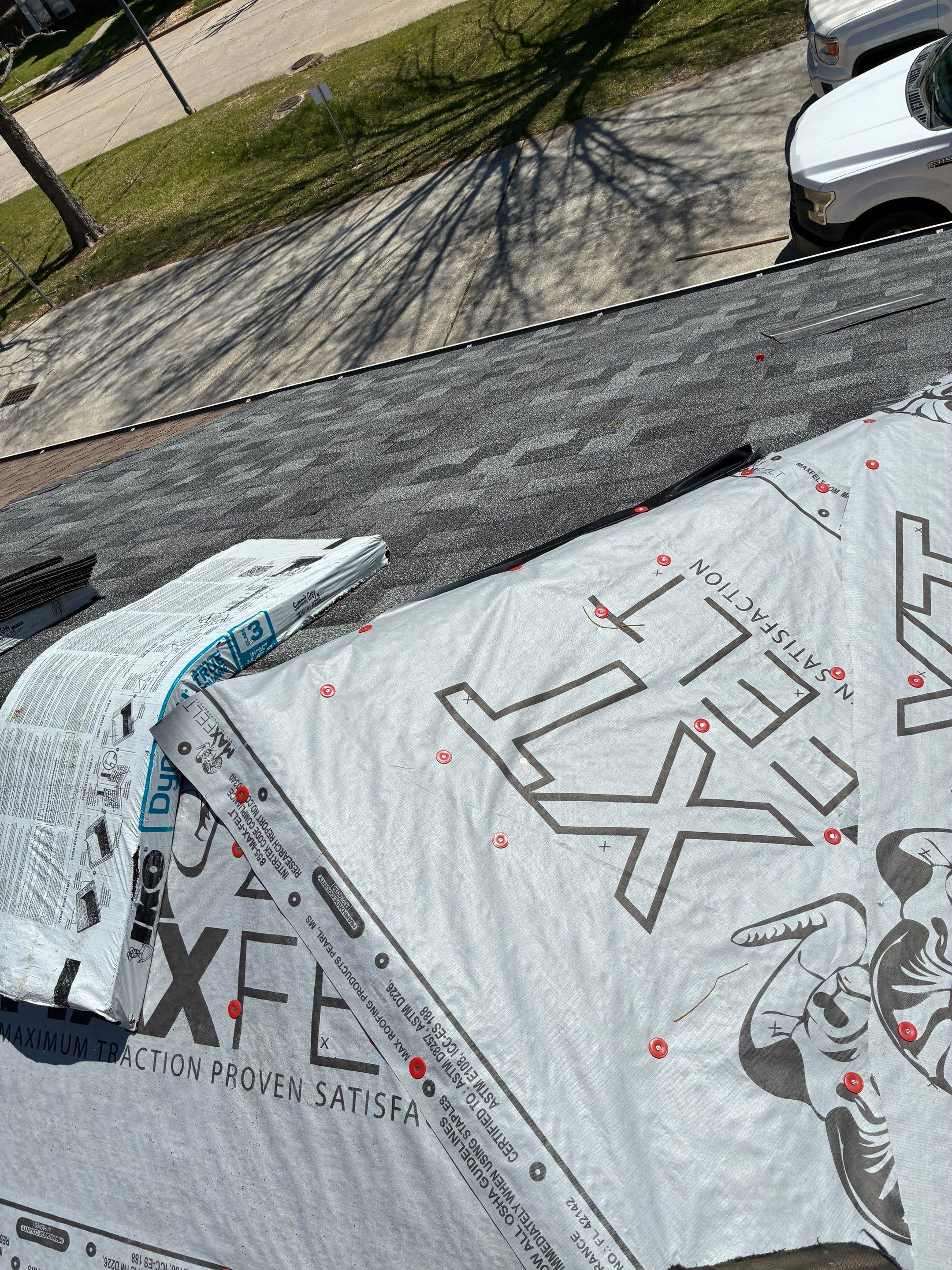 Townhome Reroof by Berry Good Roofing