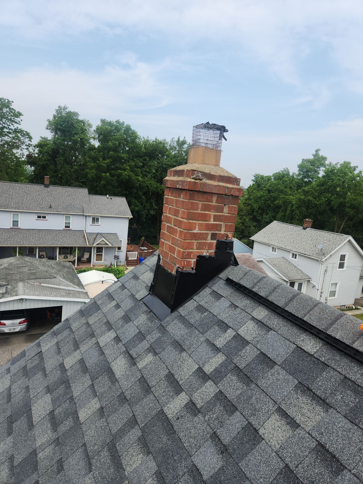 Residential Roof Replacement using Owens Corning Duration, Estate Grey by Absolute Roofing and Construction