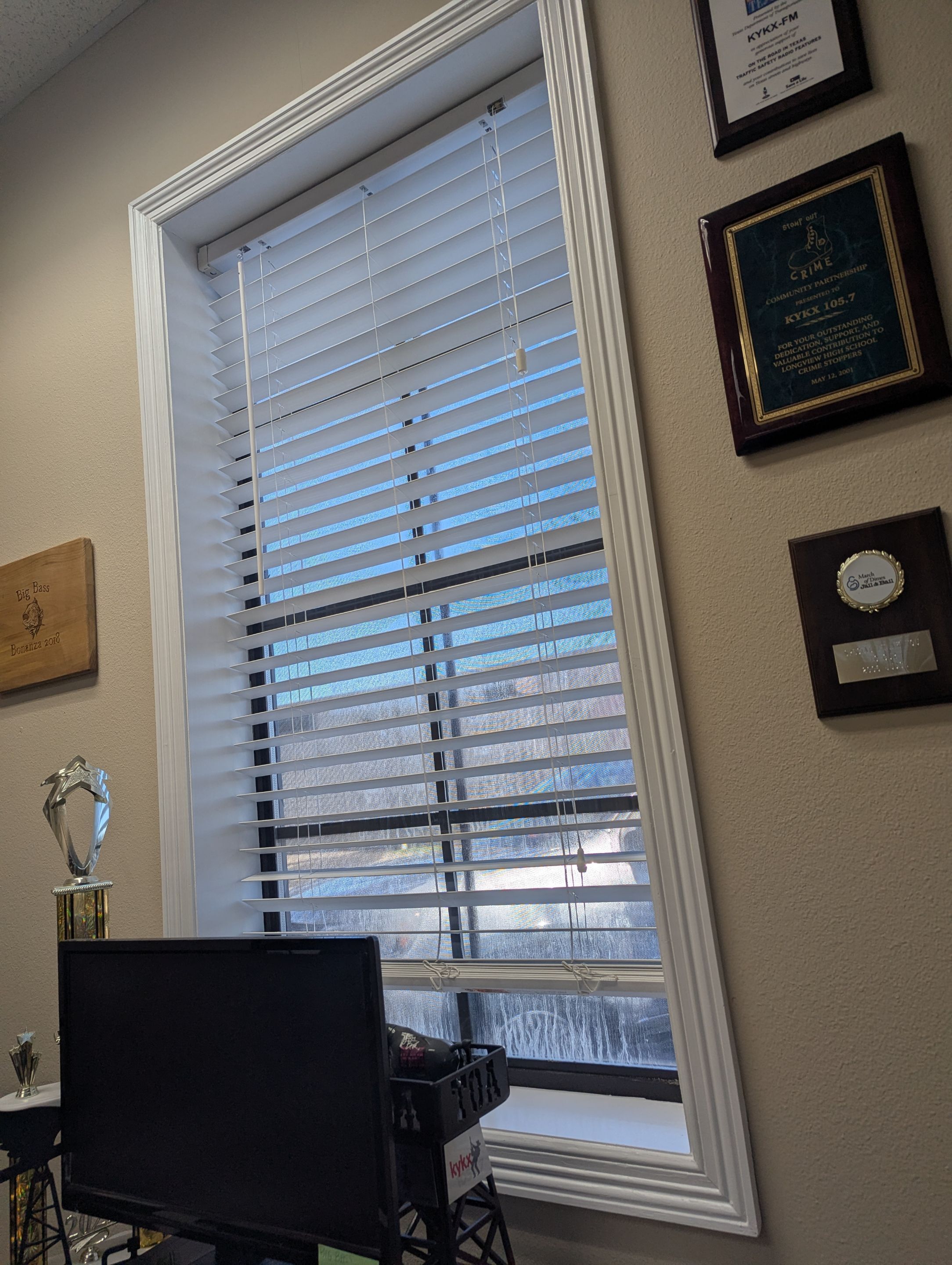 Commercial Interior Painting at KYKX 105.7 in Longview, TX by Quality Coats Painting