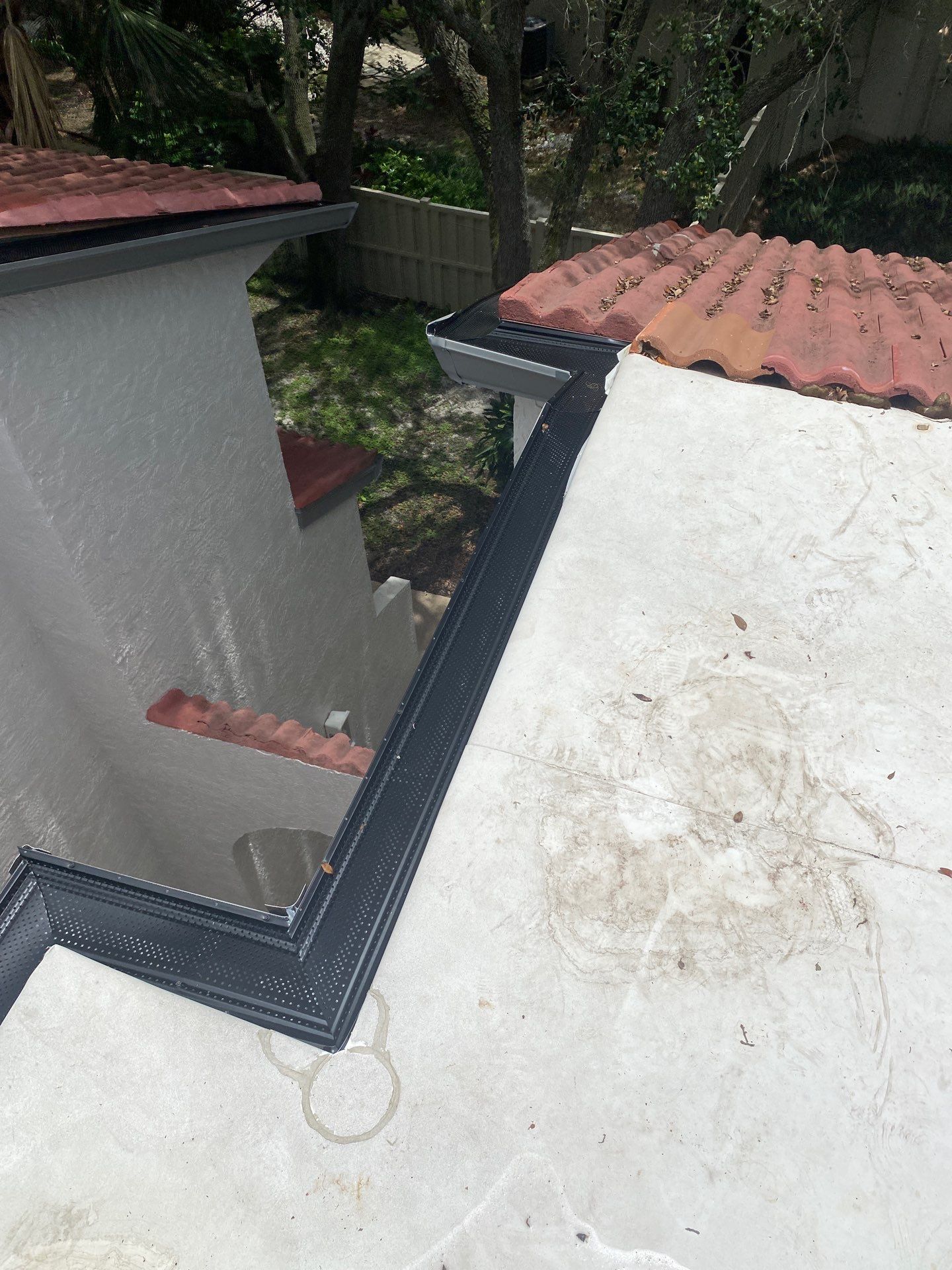 Custom Residential Gutter Guard System Installation in Saint Petersburg FL by Gutter Professors