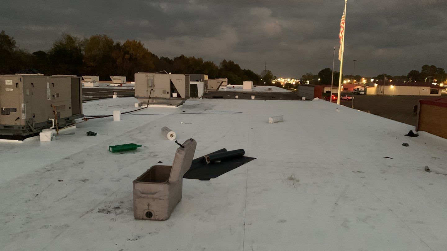 VA Clinic/Tractor Supply in Idabel, Oklahoma by Hostetler Roofing