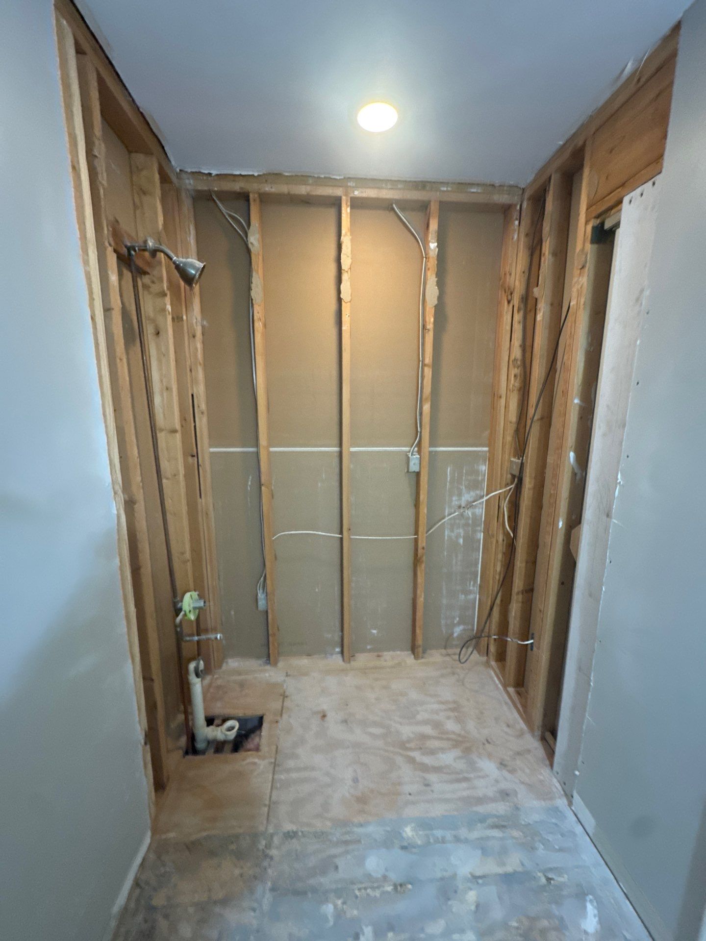 Modern Bathroom Transformation With Marble Patterned Tile in Powder Springs by Swift Home Renovations