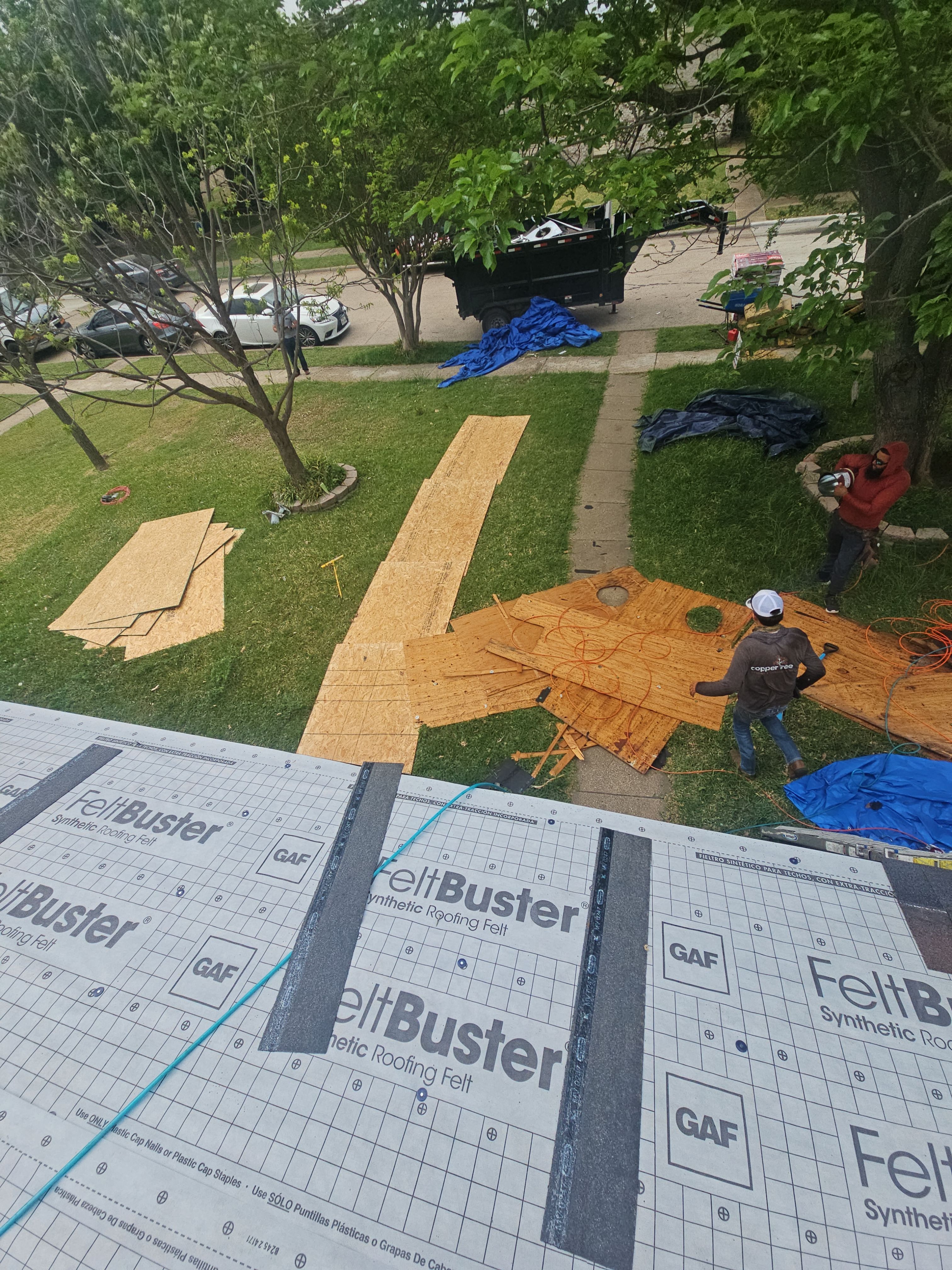 Full Roof Replacement & Flat Roof System in Garland by road roofing llc