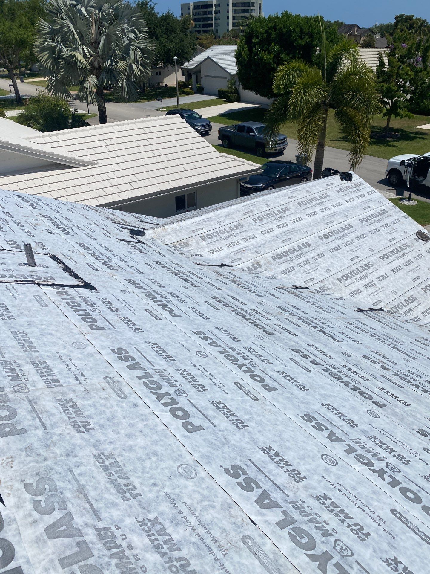 Residential Roofing Installation using Eagle Roofing Tile by BLUES BROTHERS ROOFING