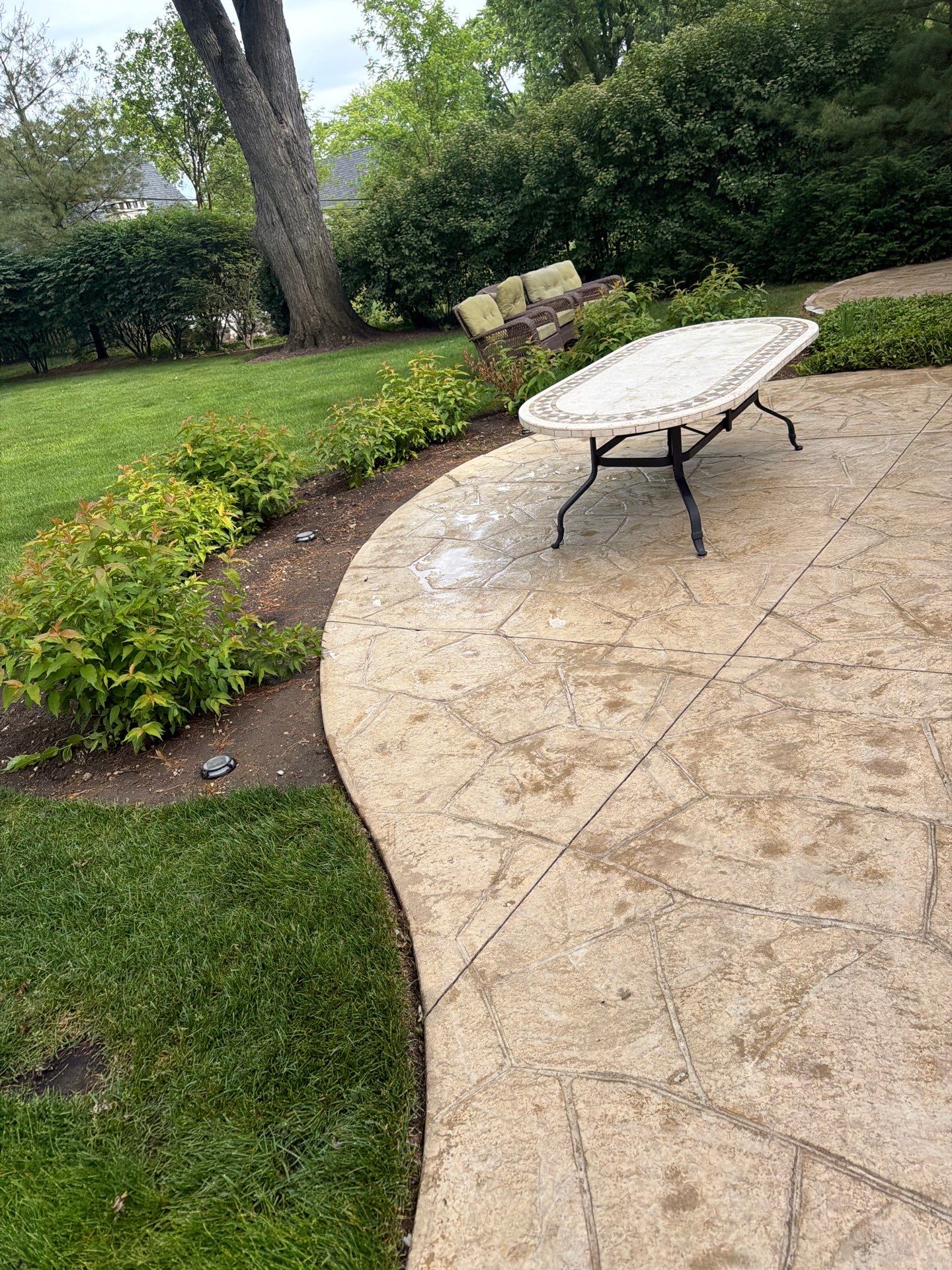 Stamped Concrete Surface Cleaning by Northern Power Washing LLC.