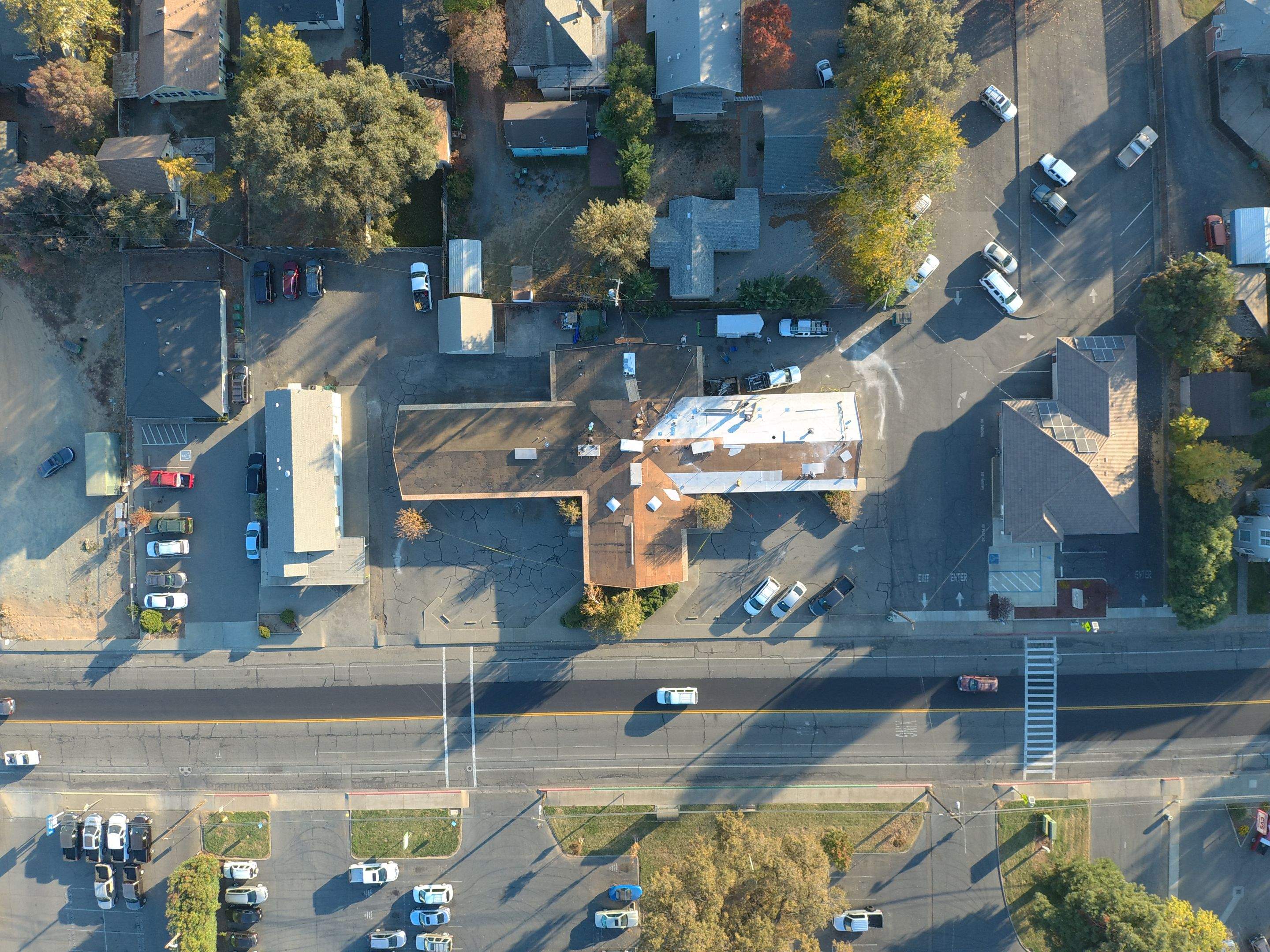 Spray foam and coatings using Conklin Benchmark/PUMA XL coatings and spray foam by Straight Edge Roofing Inc