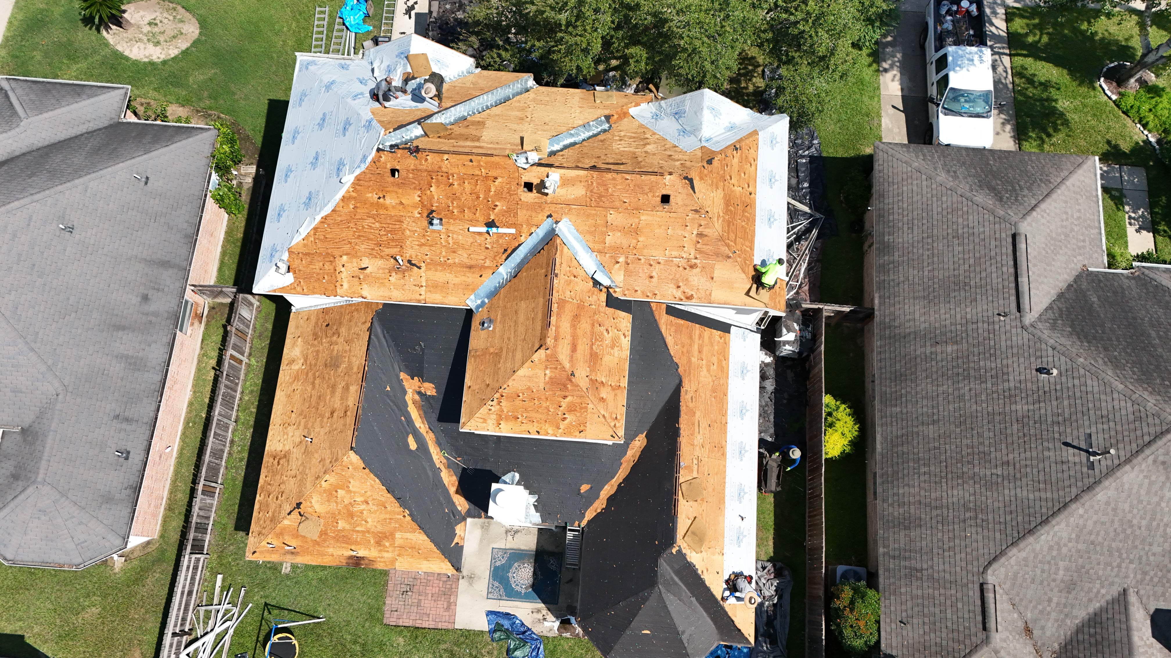 All-Hands Roof Replacement — Houston, TX by PL Roofing & SB Roofing, LLC.