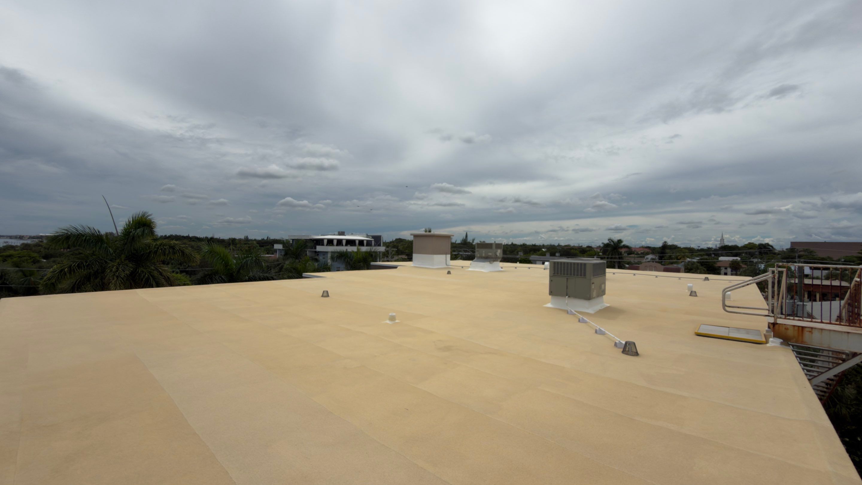 Commercial Roof Restoration for Lake Worth Beach Flat Roof Project by Roof King LLC